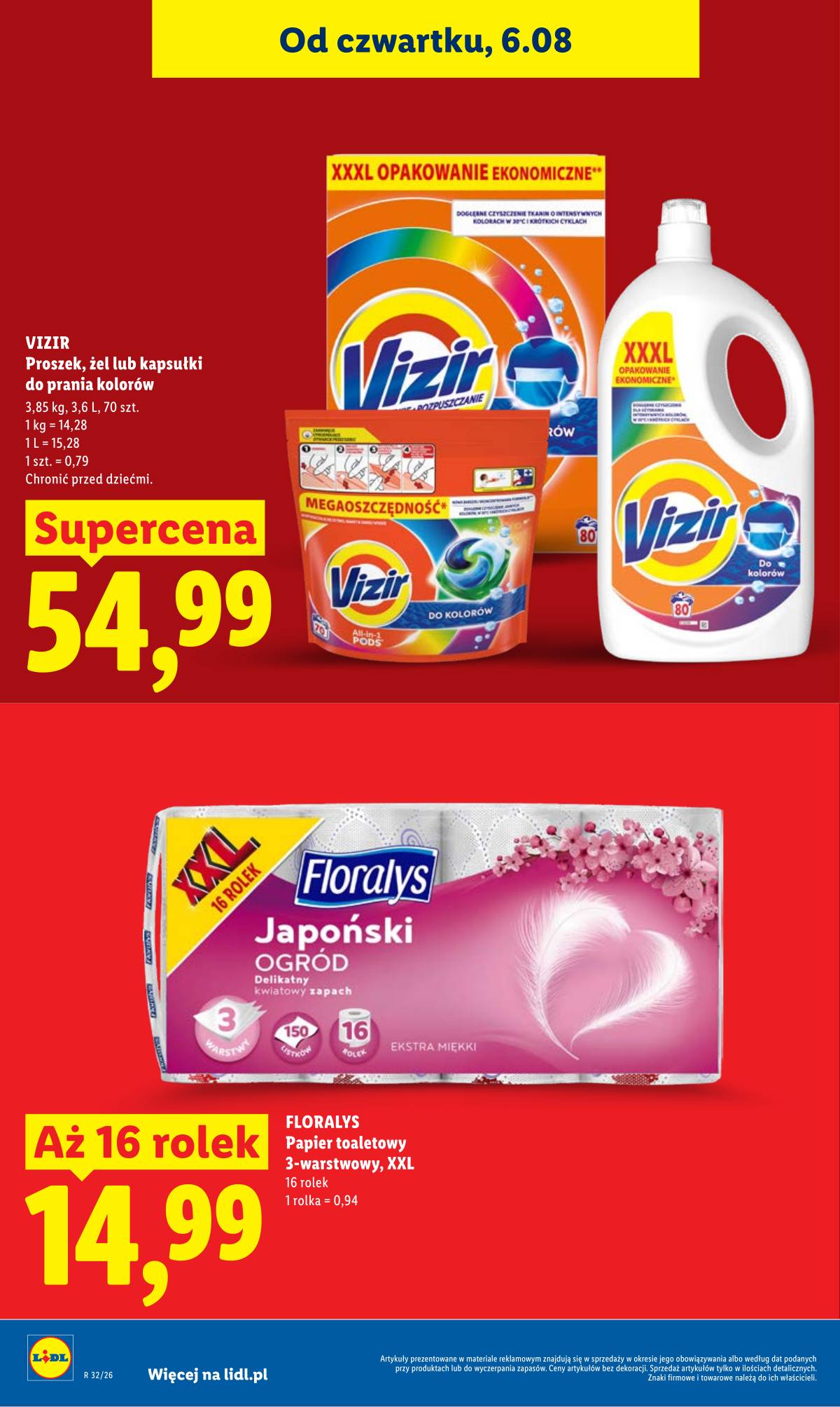 Lidl Lenkija - Gazetka ważna od 6.08 do 8.08 26 puslapis