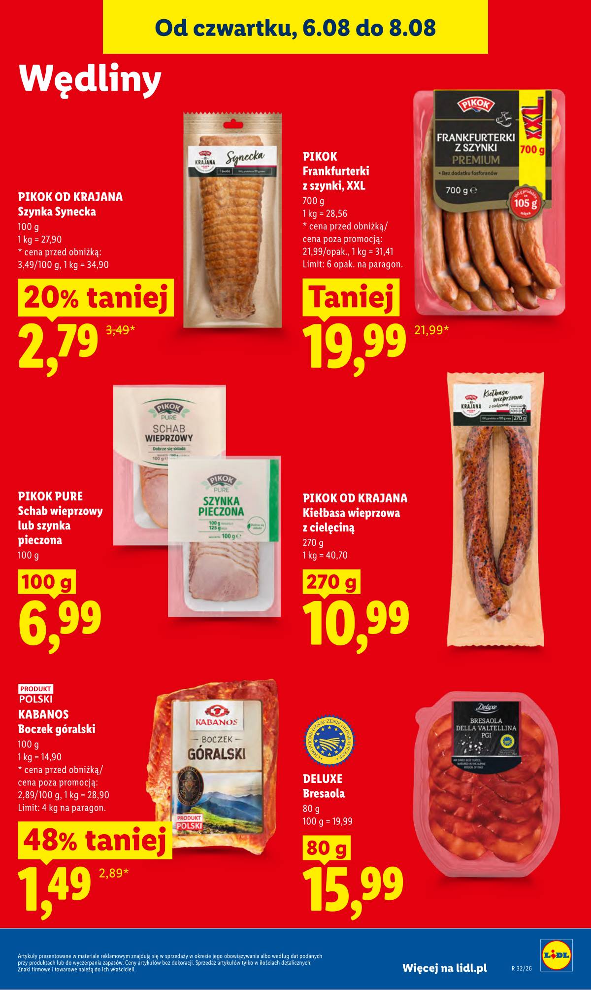 Lidl Lenkija - Gazetka ważna od 6.08 do 8.08 63 puslapis