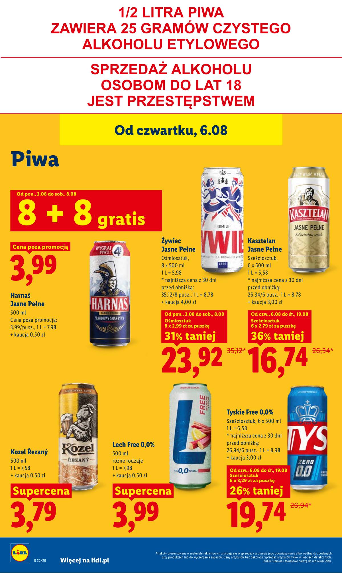 Lidl Lenkija - Gazetka ważna od 6.08 do 8.08 72 puslapis