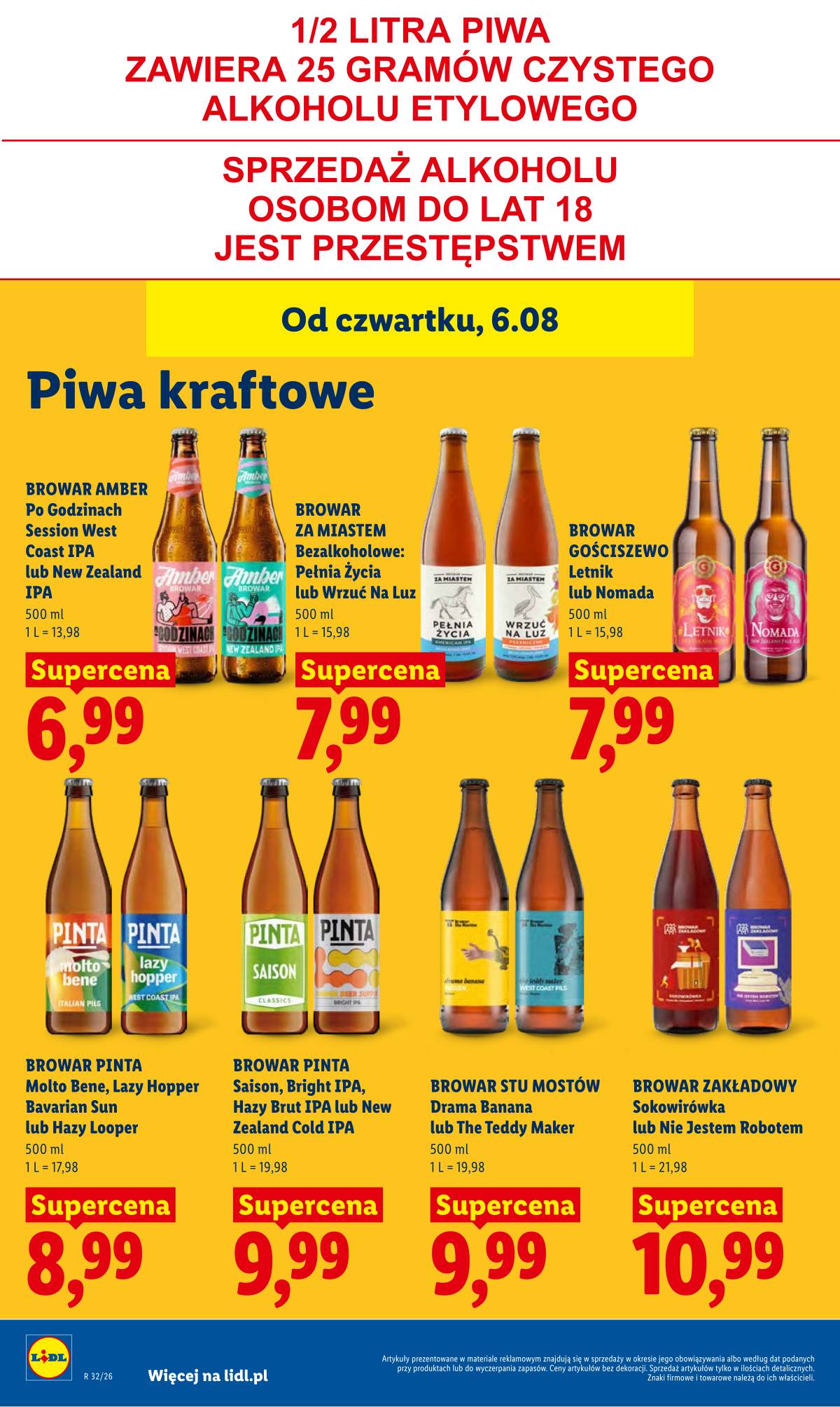 Lidl Lenkija - Gazetka ważna od 6.08 do 8.08 74 puslapis