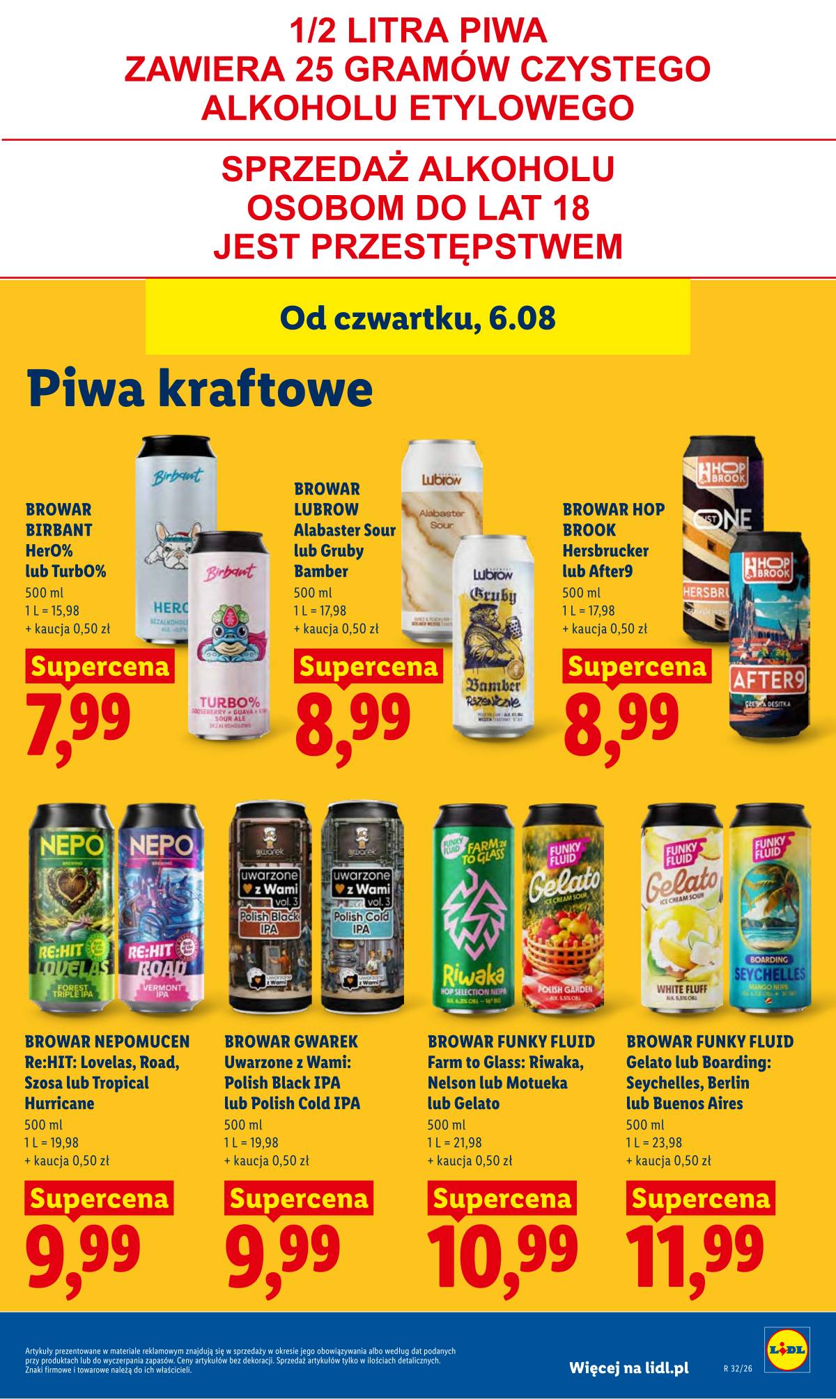 Lidl Lenkija - Gazetka ważna od 6.08 do 8.08 75 puslapis