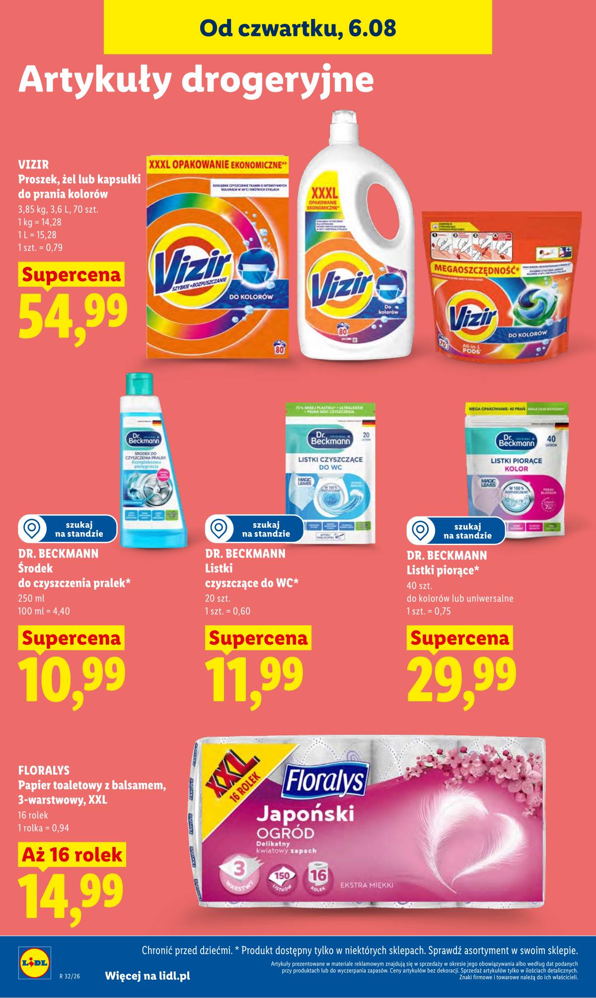 Lidl Lenkija - Gazetka ważna od 6.08 do 8.08 86 puslapis