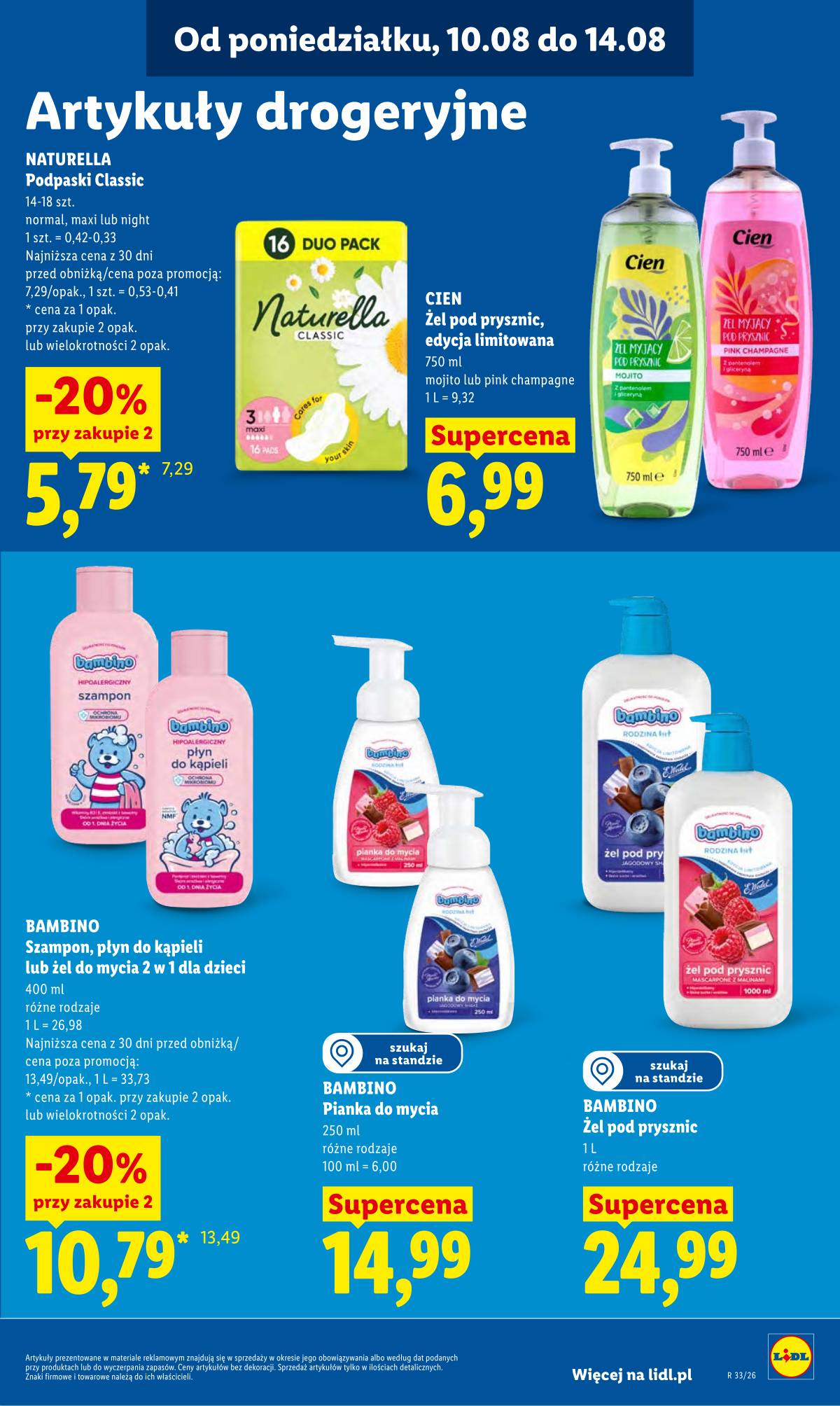 Lidl Lenkija - Gazetka ważna od 10.08 do 11.08 89 puslapis