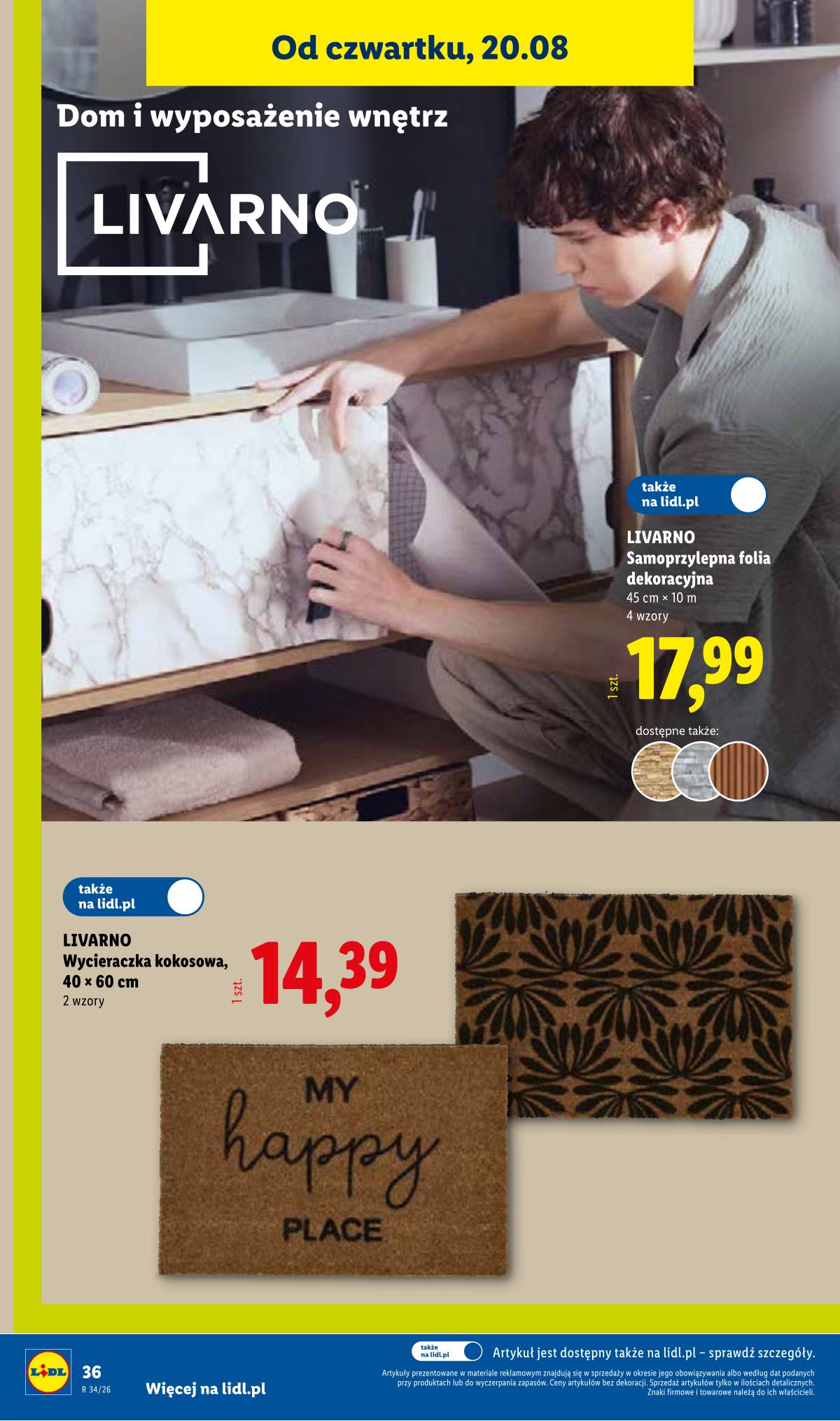 Lidl Lenkija - Gazetka ważna od 17.08. do 22.08. 48 puslapis