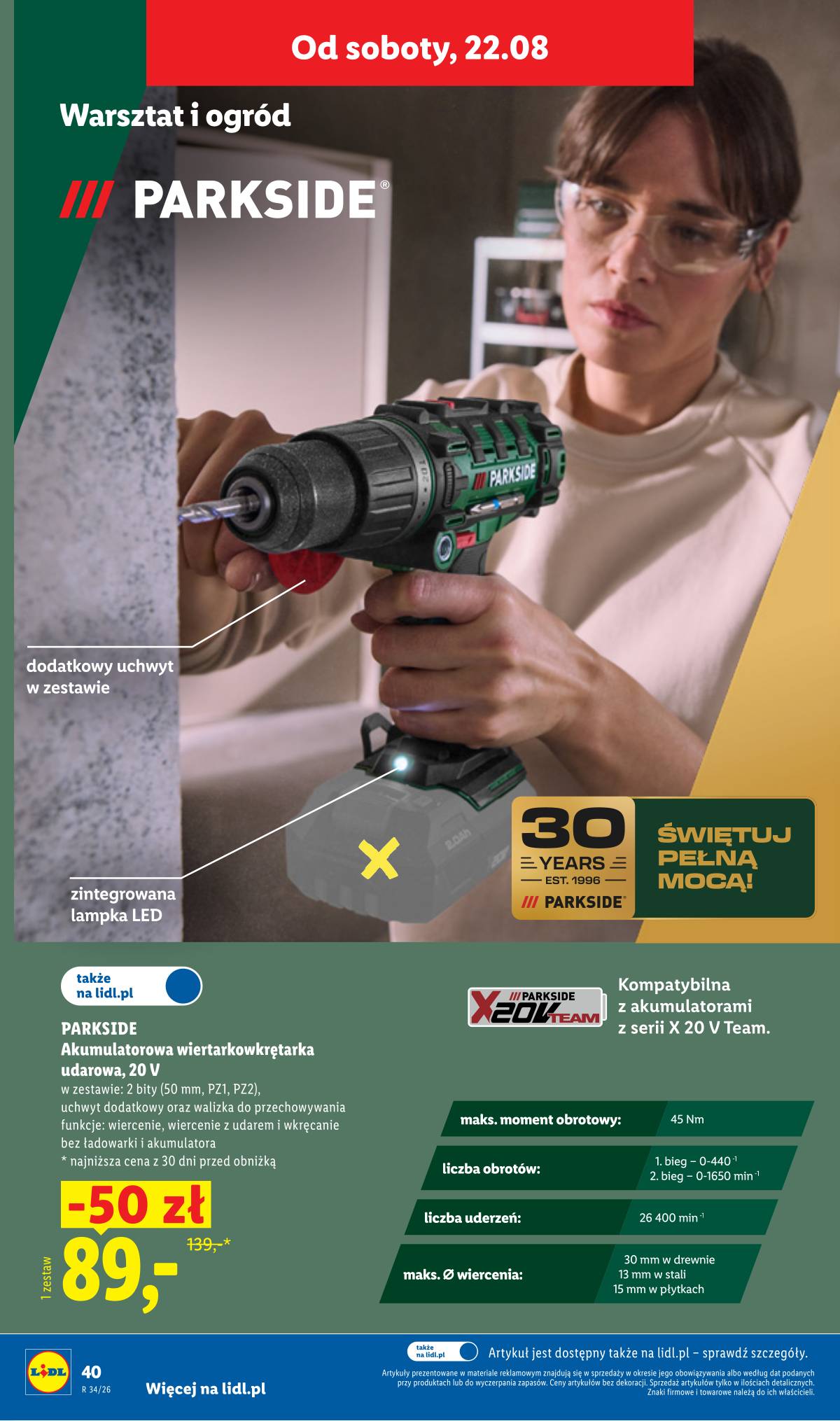 Lidl Lenkija - Gazetka ważna od 17.08. do 22.08. 52 puslapis