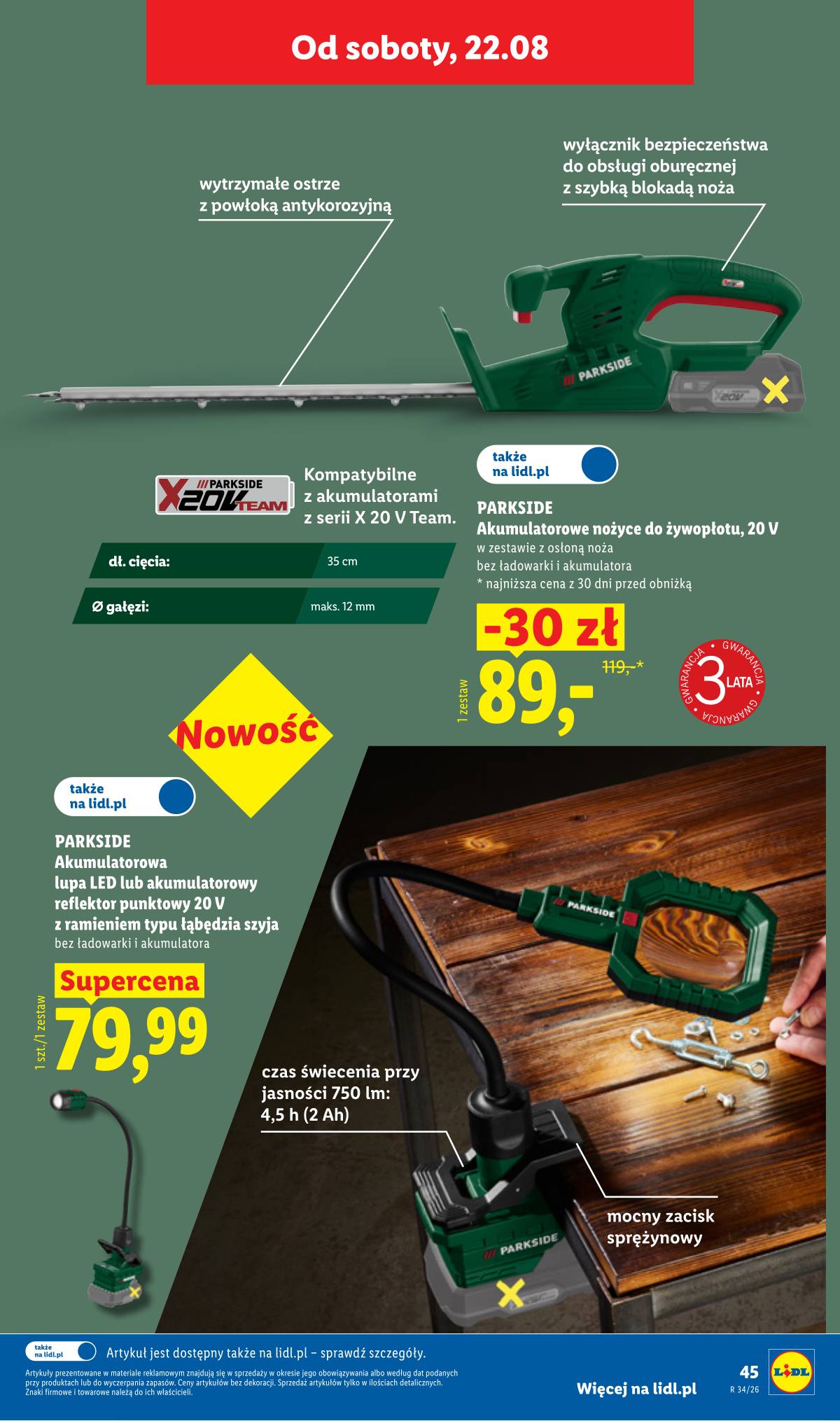 Lidl Lenkija - Gazetka ważna od 17.08. do 22.08. 57 puslapis