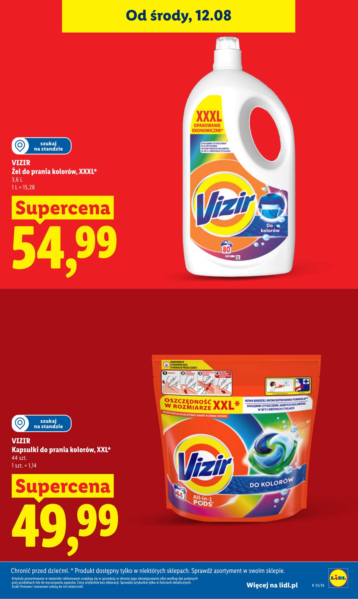 Lidl Lenkija - Gazetka ważna od 12.08 do 14.08 33 puslapis