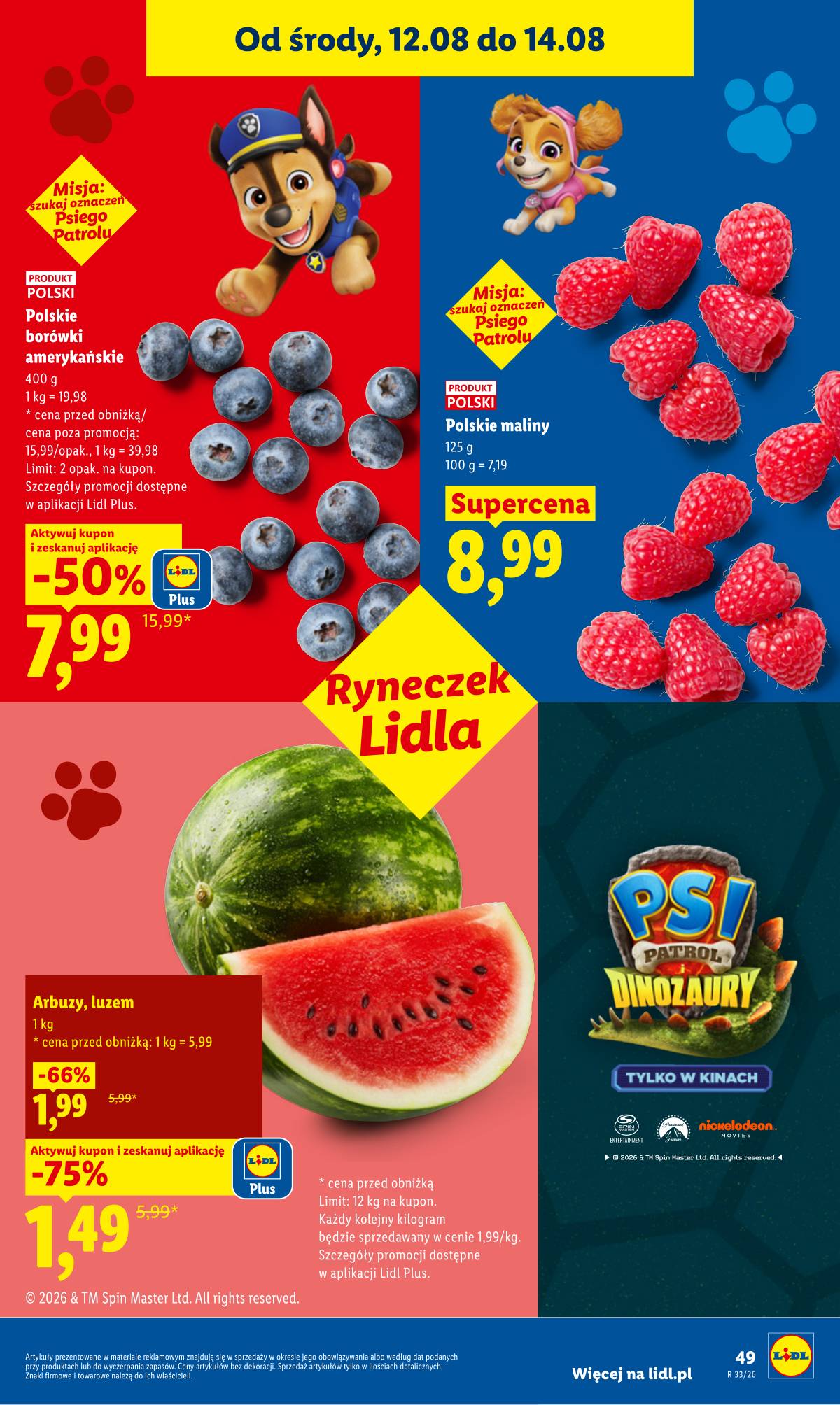 Lidl Lenkija - Gazetka ważna od 12.08 do 14.08 49 puslapis