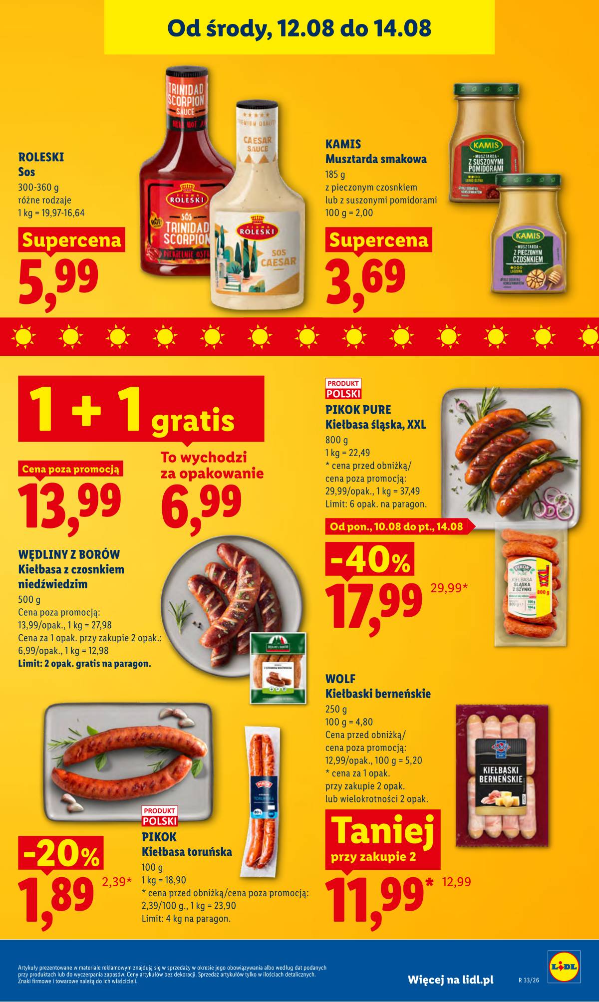 Lidl Lenkija - Gazetka ważna od 12.08 do 14.08 53 puslapis