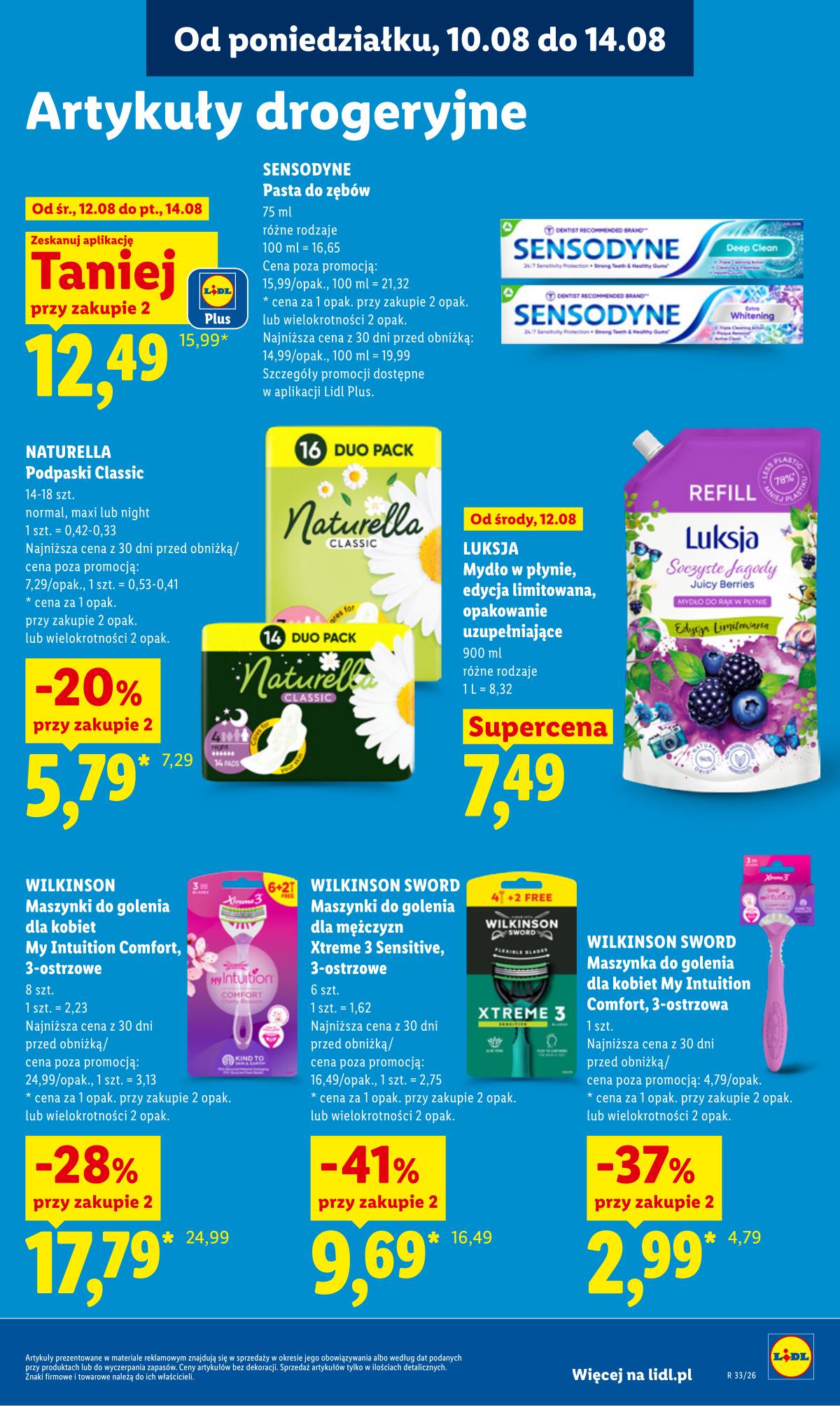 Lidl Lenkija - Gazetka ważna od 12.08 do 14.08 89 puslapis