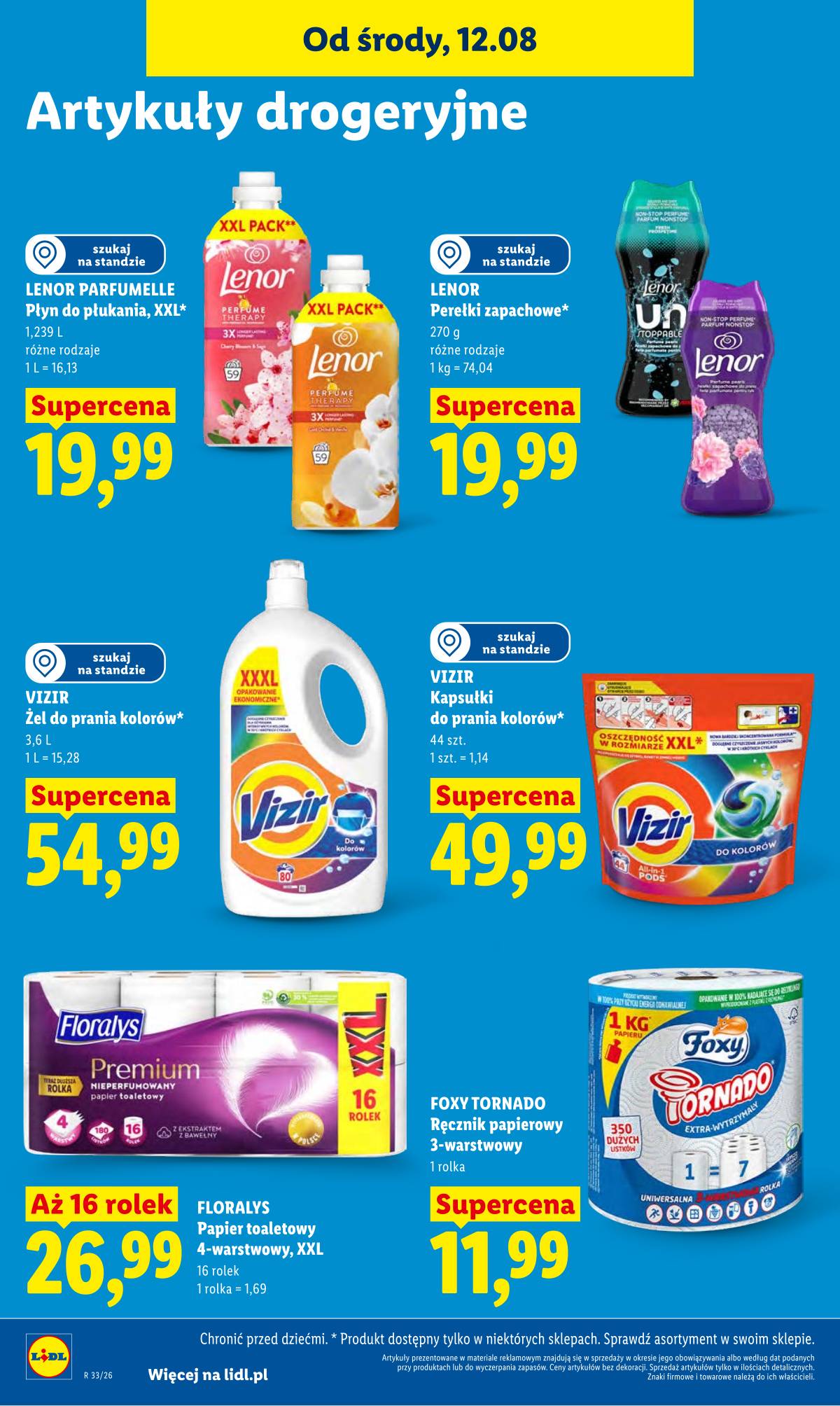 Lidl Lenkija - Gazetka ważna od 12.08 do 14.08 92 puslapis