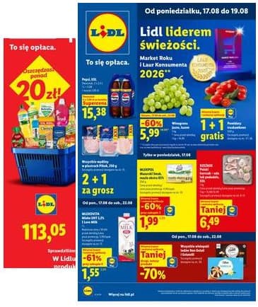 Lidl Lenkija - Gazetka ważna od 17.08 do 19.08 2026-08-17 – 2026-08-19