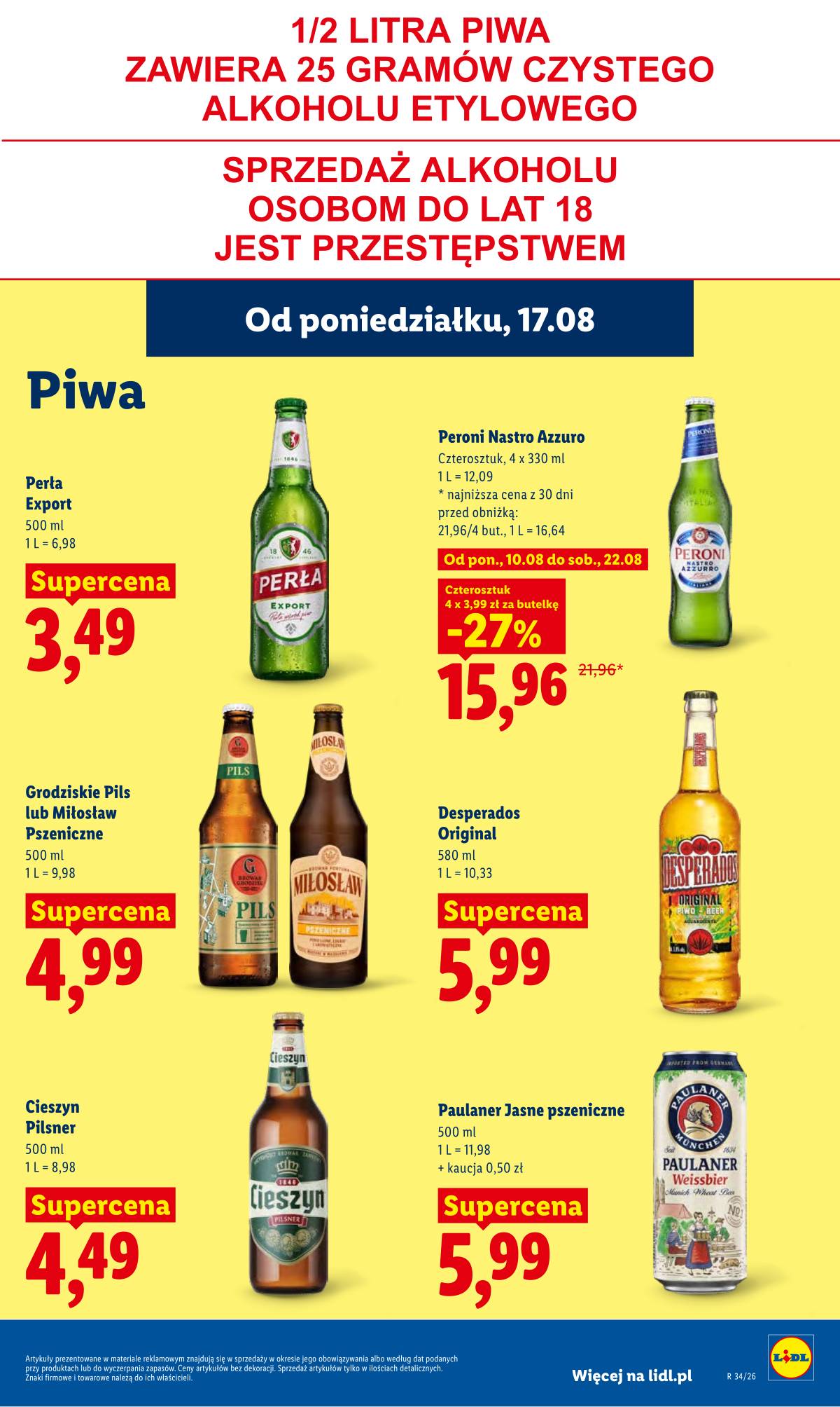Lidl Lenkija - Gazetka ważna od 17.08 do 19.08 59 puslapis
