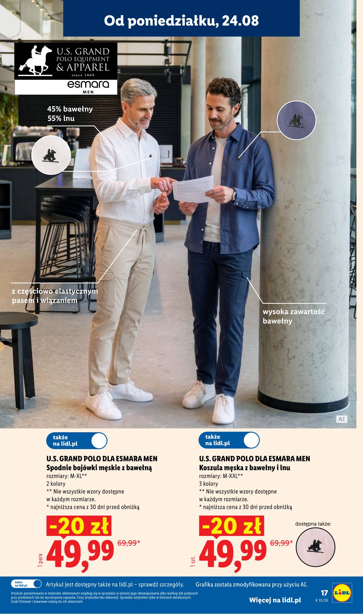 Lidl Lenkija - Gazetka ważna od 24.08. do 30.08. 17 puslapis