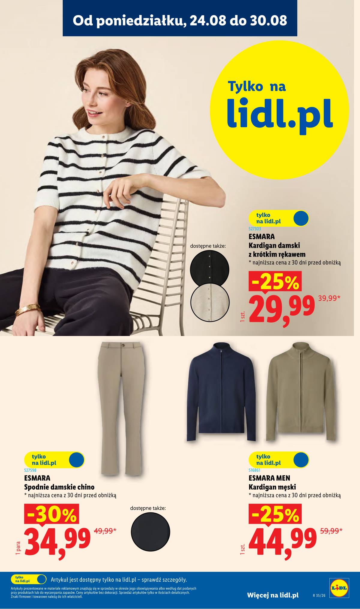 Lidl Lenkija - Gazetka ważna od 24.08. do 30.08. 19 puslapis