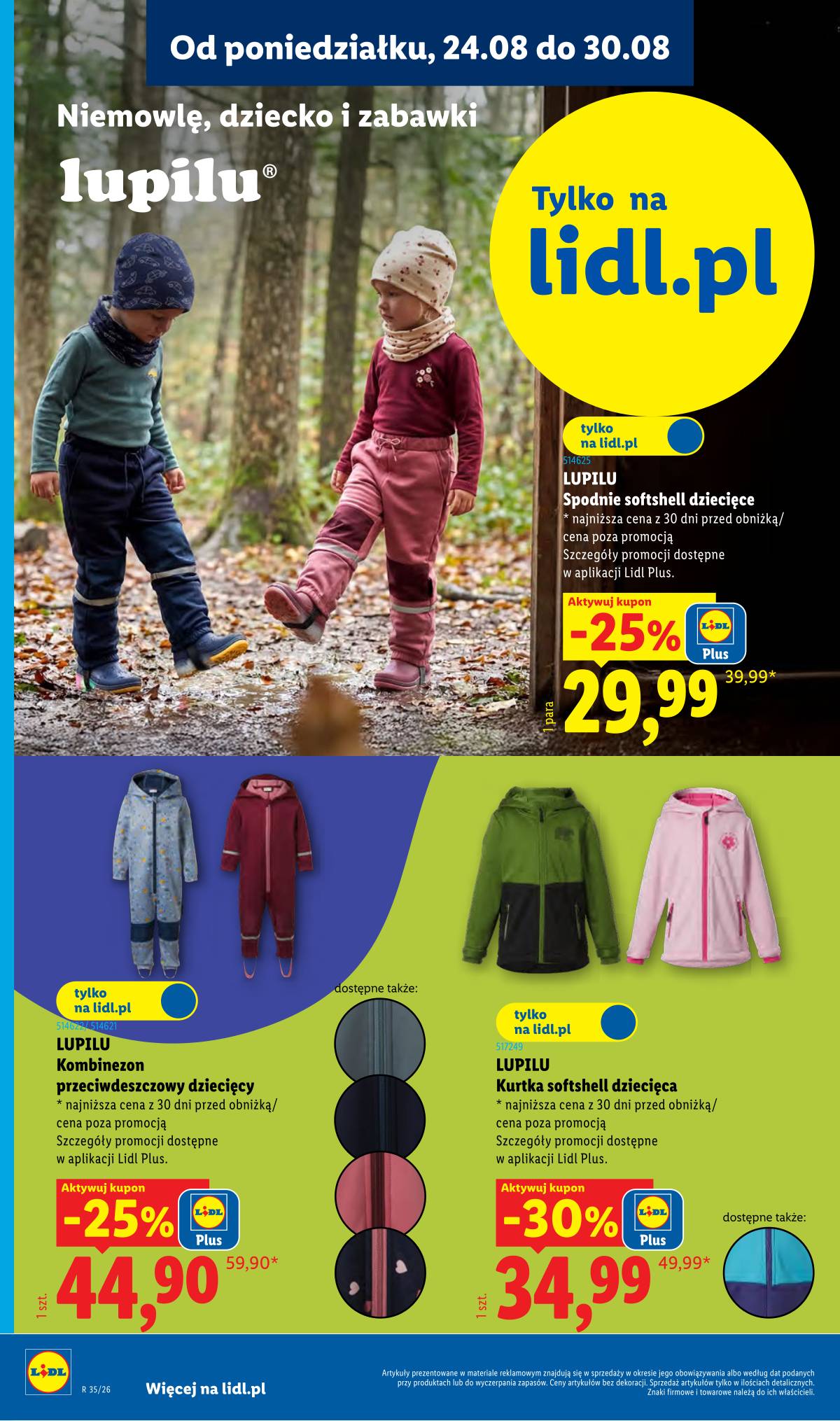 Lidl Lenkija - Gazetka ważna od 24.08. do 30.08. 24 puslapis