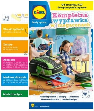 Lidl Lenkija - Kompletna wyprawka w megacenach 2026-07-11 – 2026-08-31