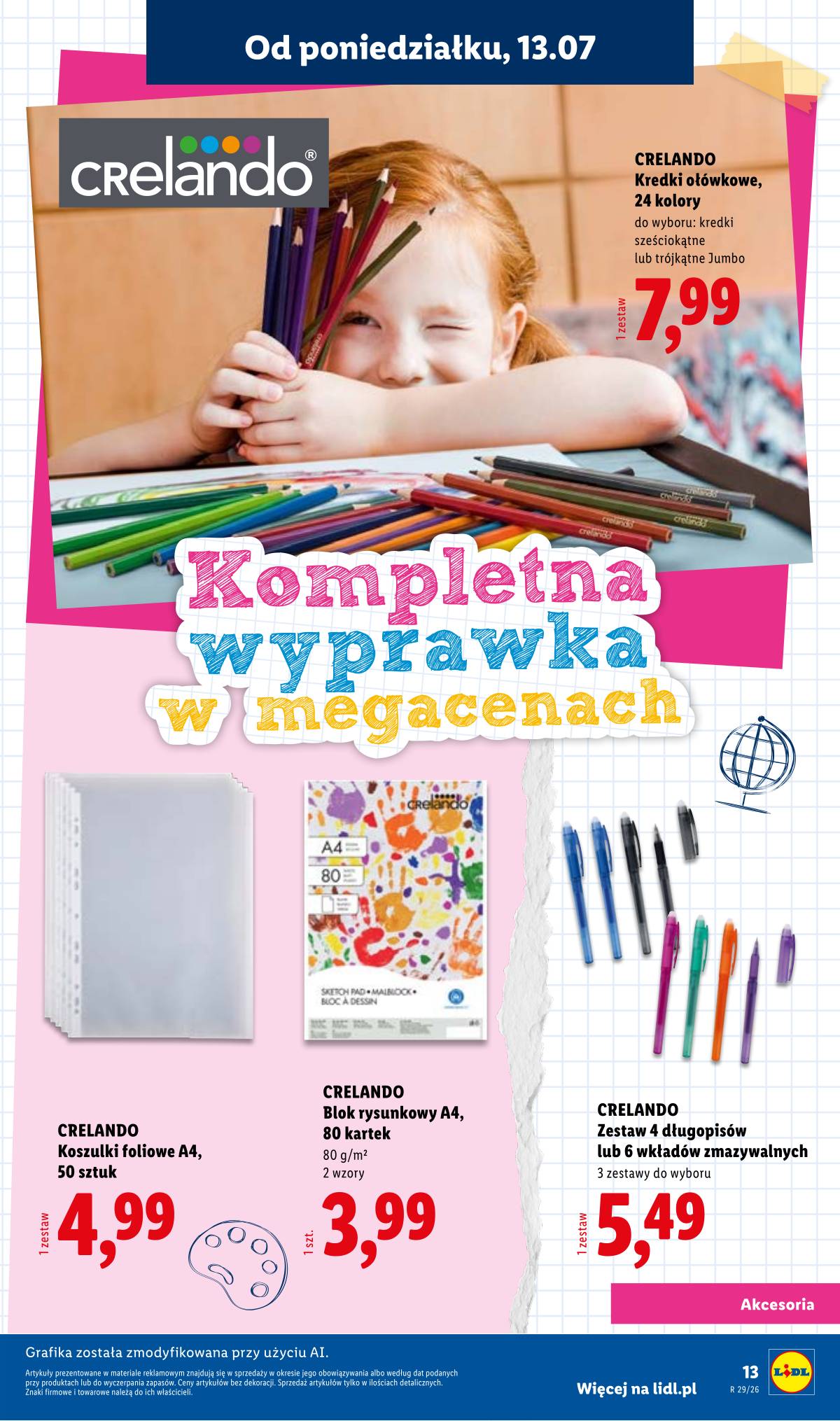 Lidl Lenkija - Kompletna wyprawka w megacenach 13 puslapis