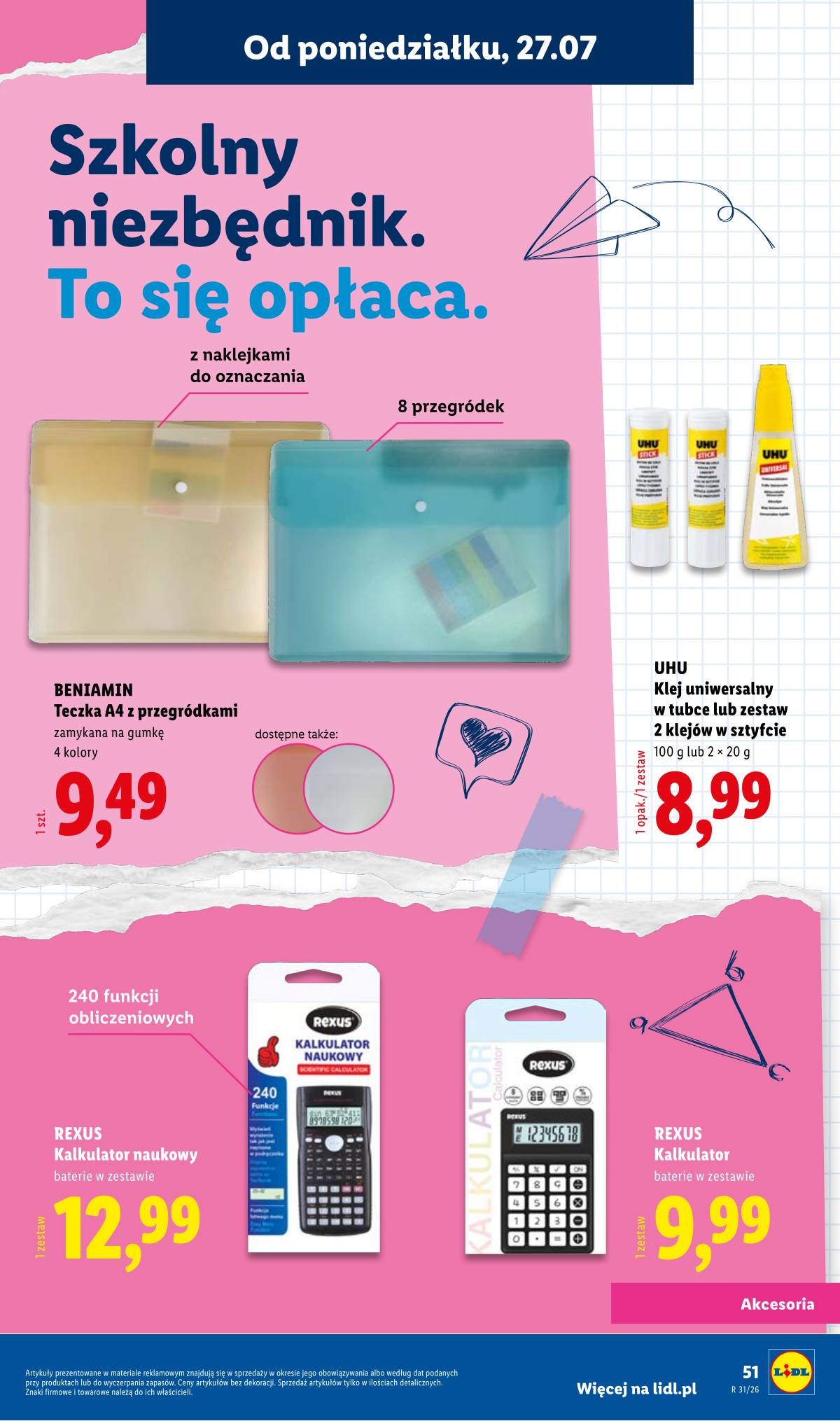 Lidl Lenkija - Kompletna wyprawka w megacenach 51 puslapis