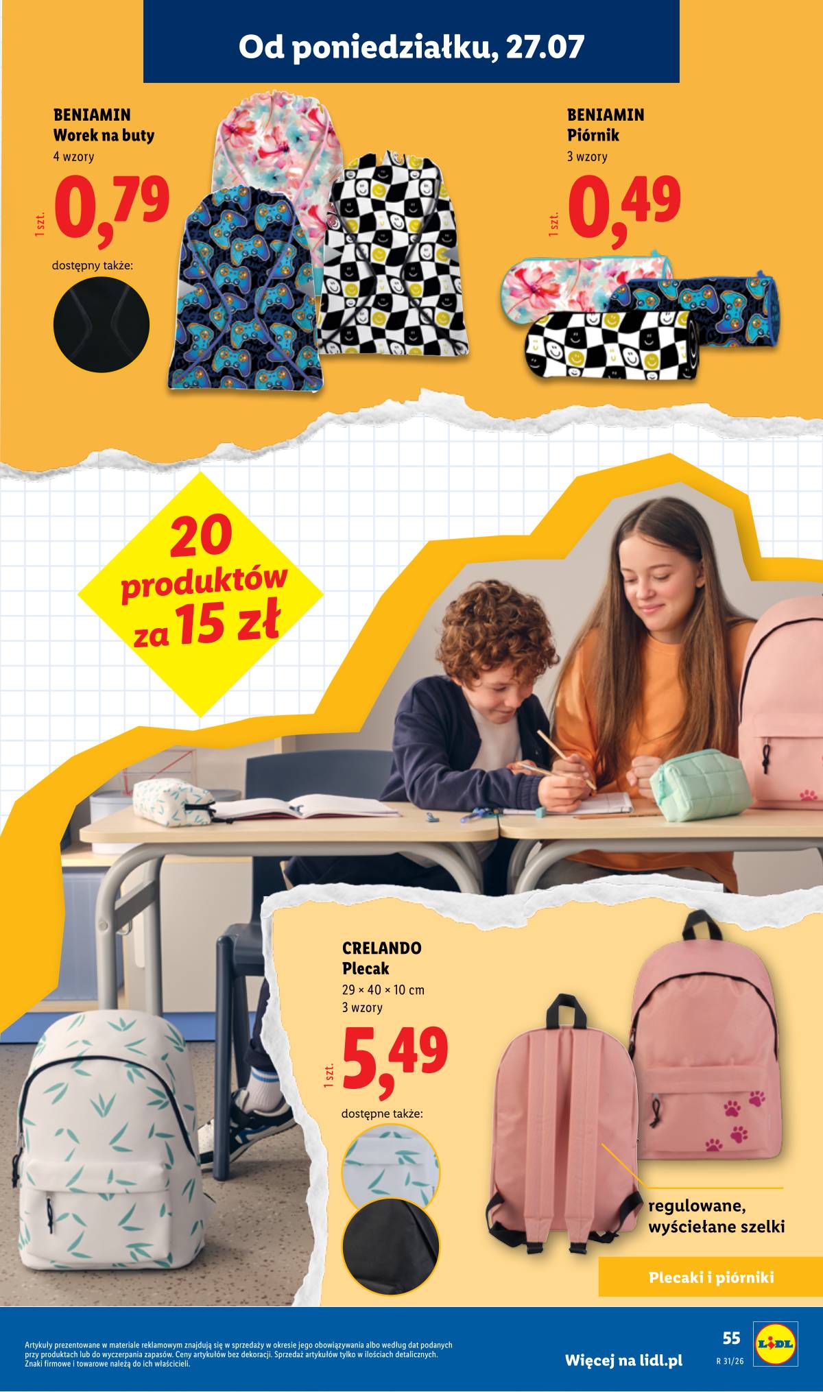 Lidl Lenkija - Kompletna wyprawka w megacenach 55 puslapis