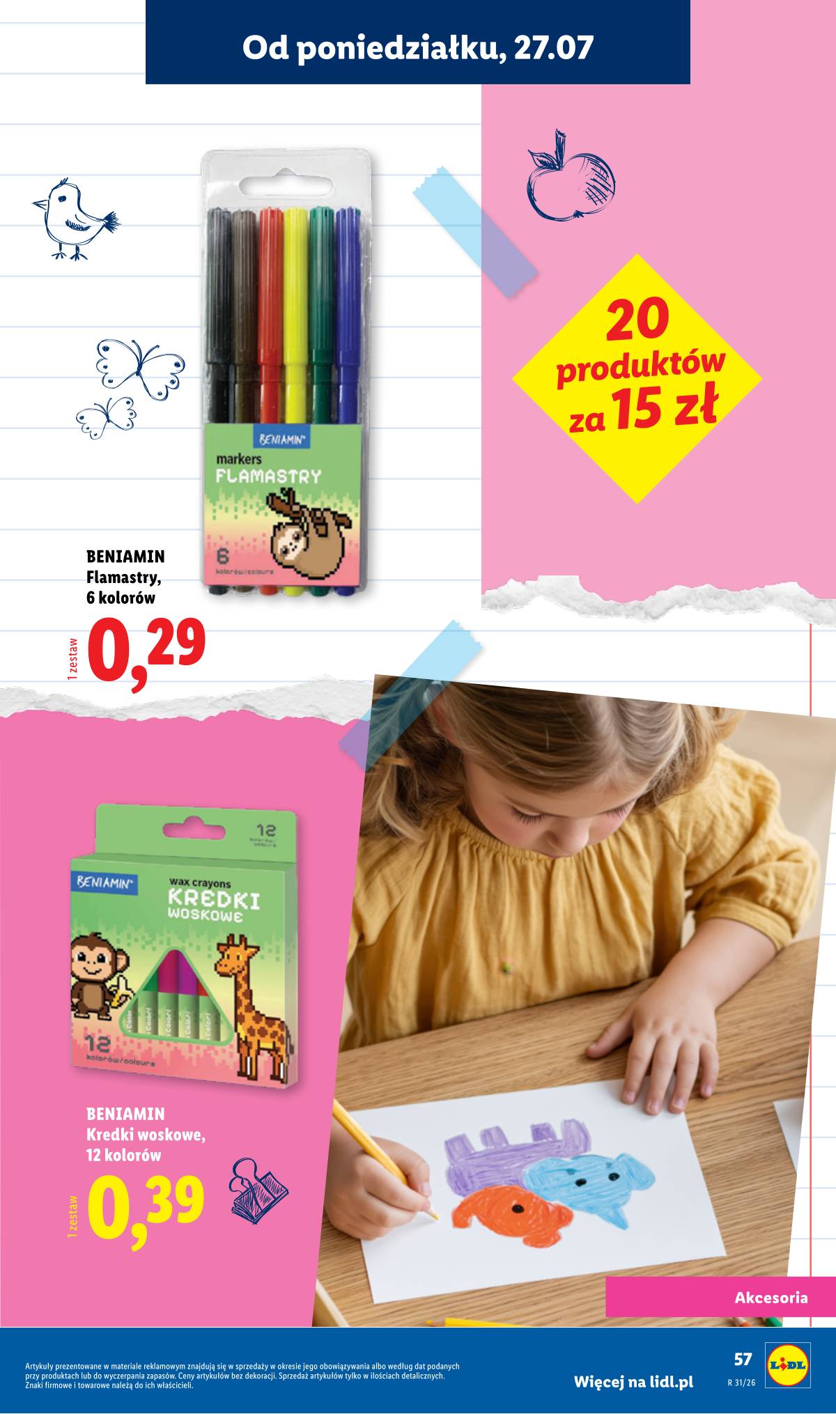Lidl Lenkija - Kompletna wyprawka w megacenach 57 puslapis