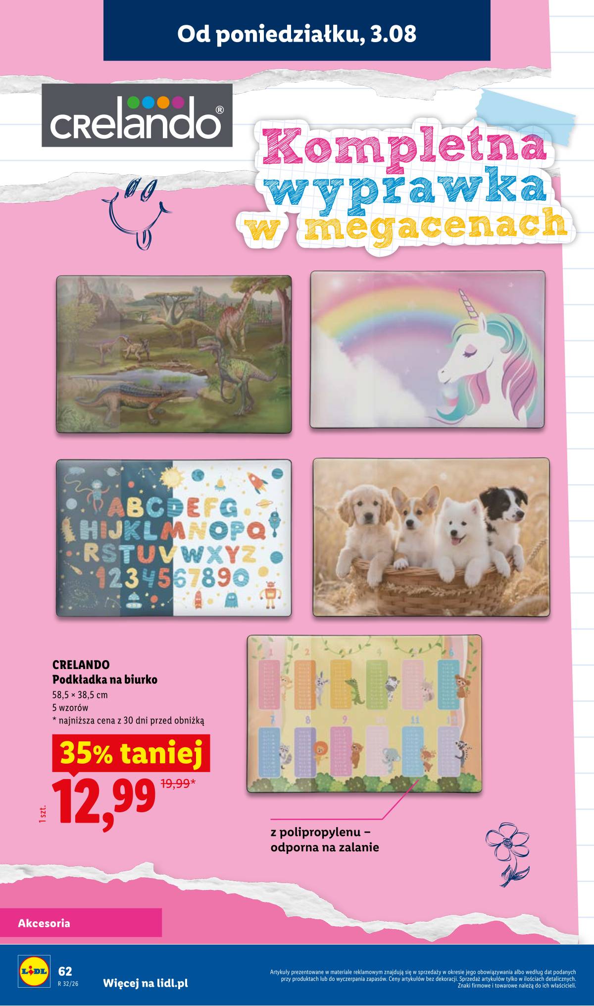 Lidl Lenkija - Kompletna wyprawka w megacenach 62 puslapis