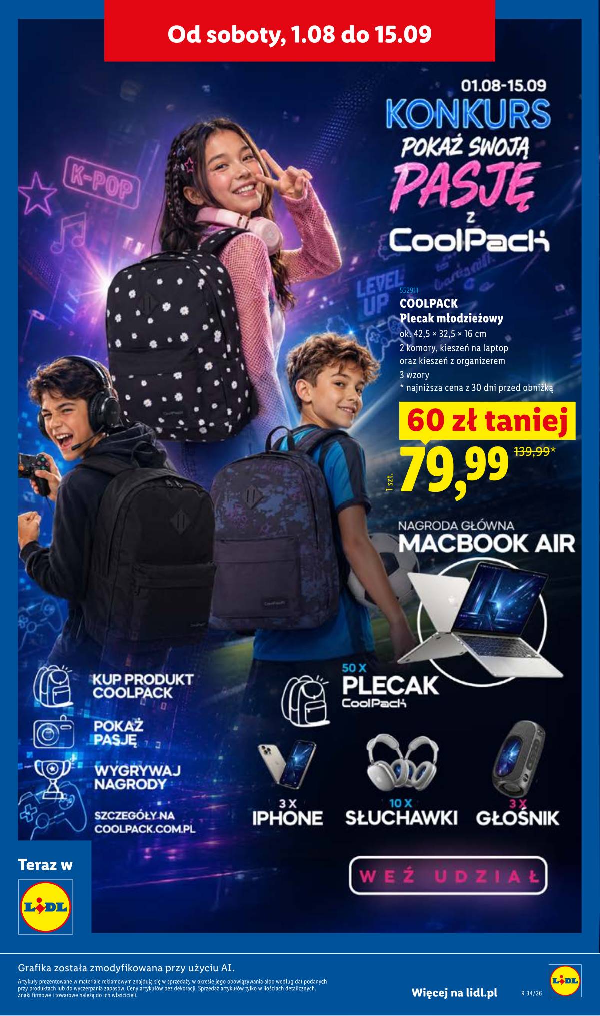 Lidl Lenkija - Kompletna wyprawka w megacenach 65 puslapis