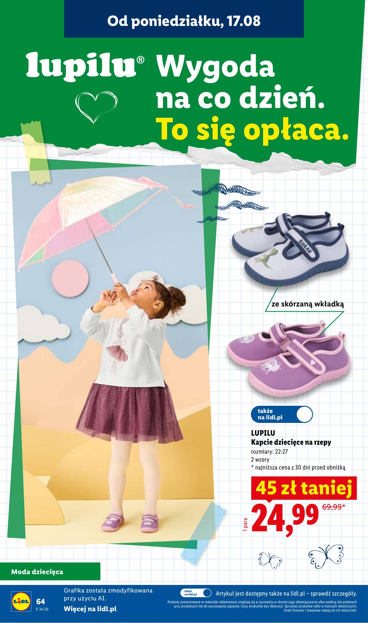 Lidl Lenkija - Kompletna wyprawka w megacenach 66 puslapis