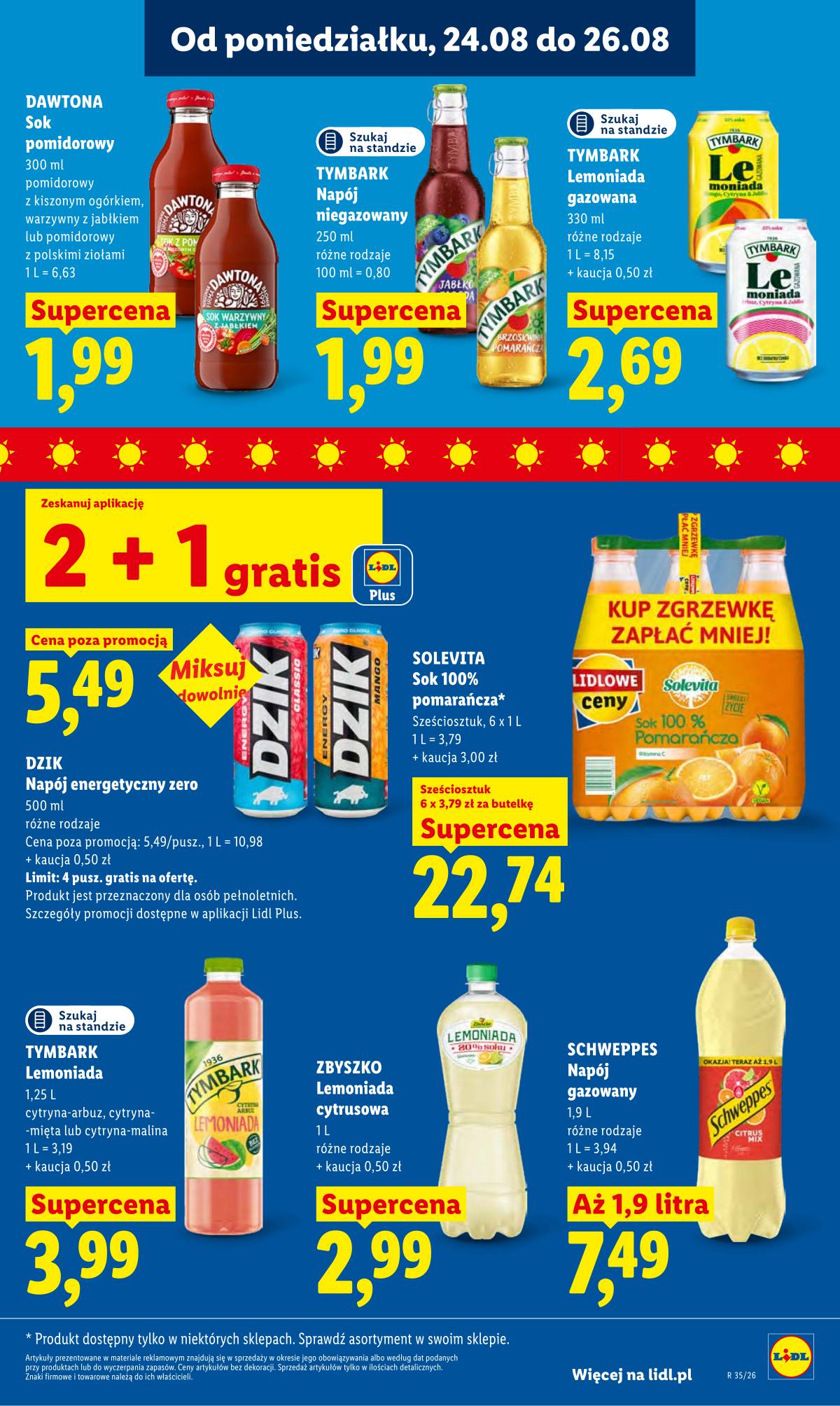 Lidl Lenkija - Gazetka ważna od 24.08 do 26.08 73 puslapis