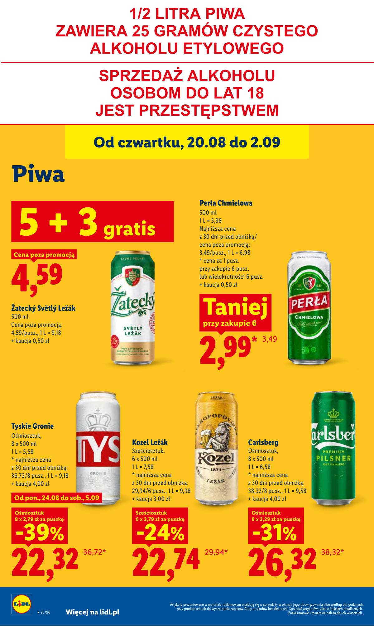 Lidl Lenkija - Gazetka ważna od 24.08 do 26.08 76 puslapis