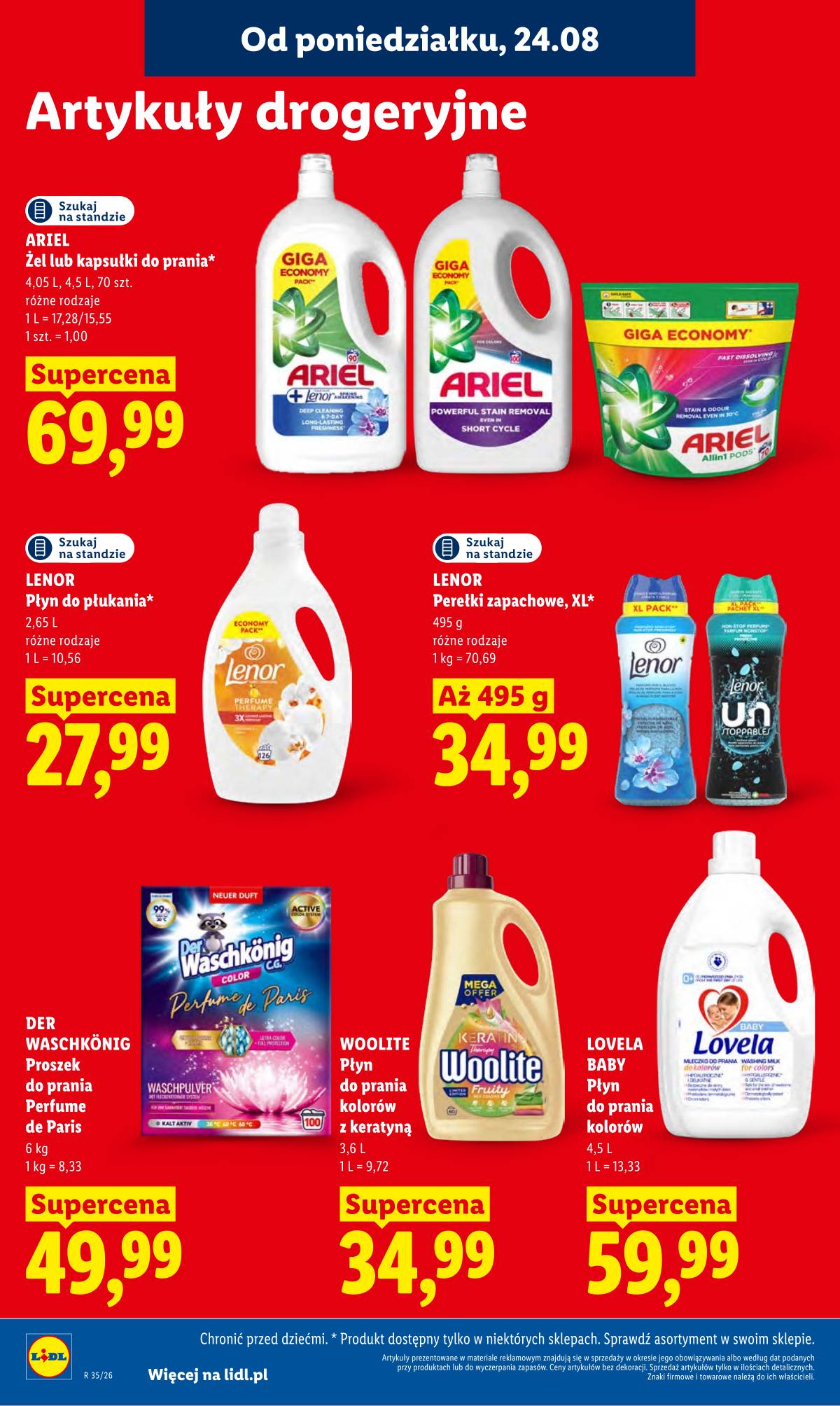 Lidl Lenkija - Gazetka ważna od 24.08 do 26.08 92 puslapis