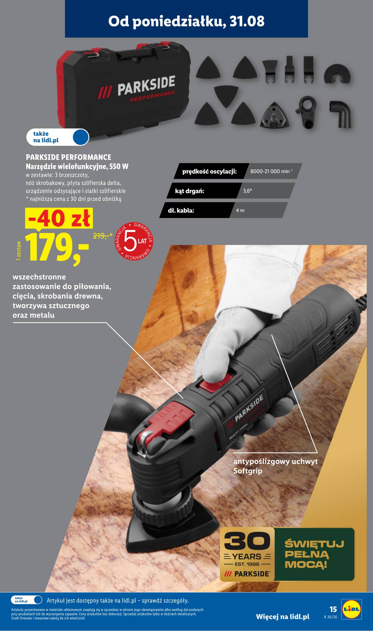 Lidl Lenkija - Gazetka ważna od 31.08. do 05.09. 19 puslapis