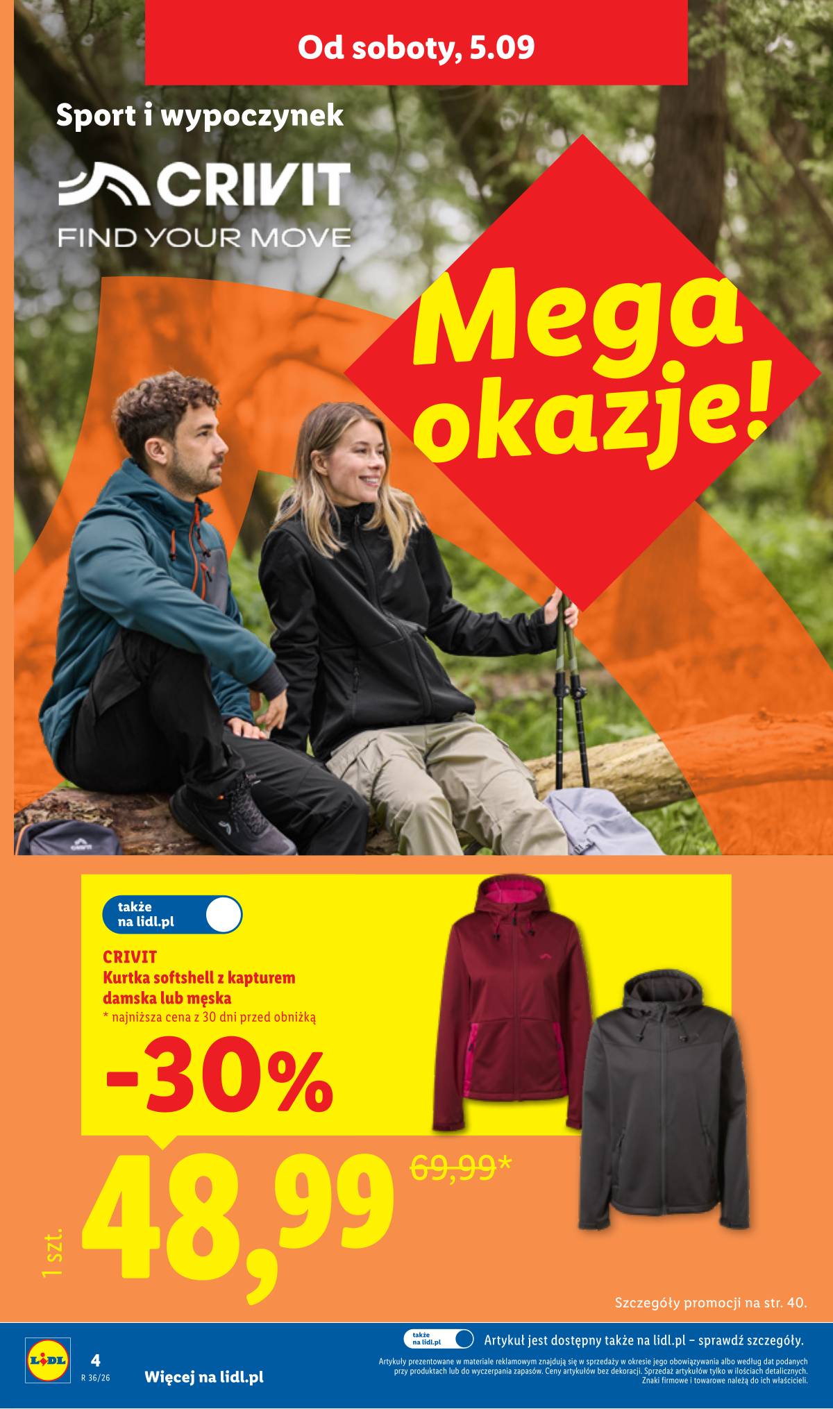 Lidl Lenkija - Gazetka ważna od 31.08. do 05.09. 4 puslapis