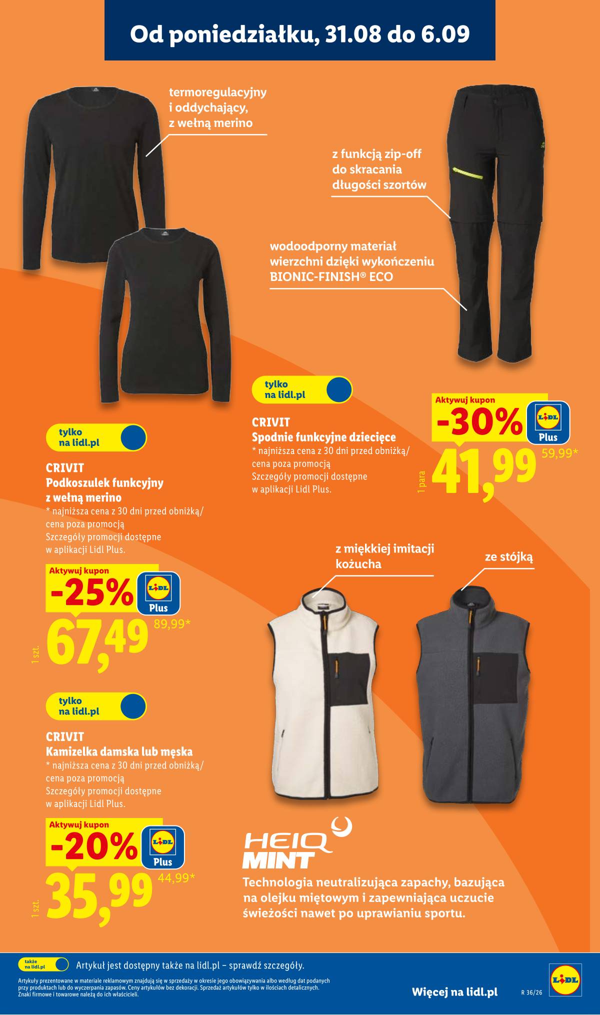 Lidl Lenkija - Gazetka ważna od 31.08. do 05.09. 47 puslapis