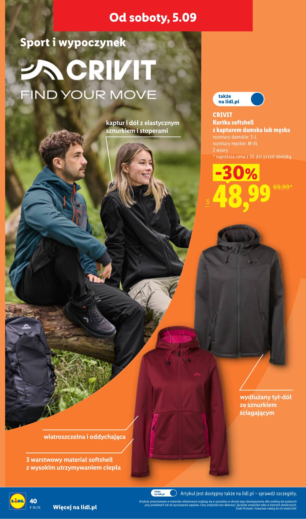 Lidl Lenkija - Gazetka ważna od 31.08. do 05.09. 48 puslapis