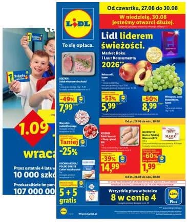 Lidl Lenkija - Gazetka ważna od 27.08 do 30.08 2026-08-27 – 2026-08-30