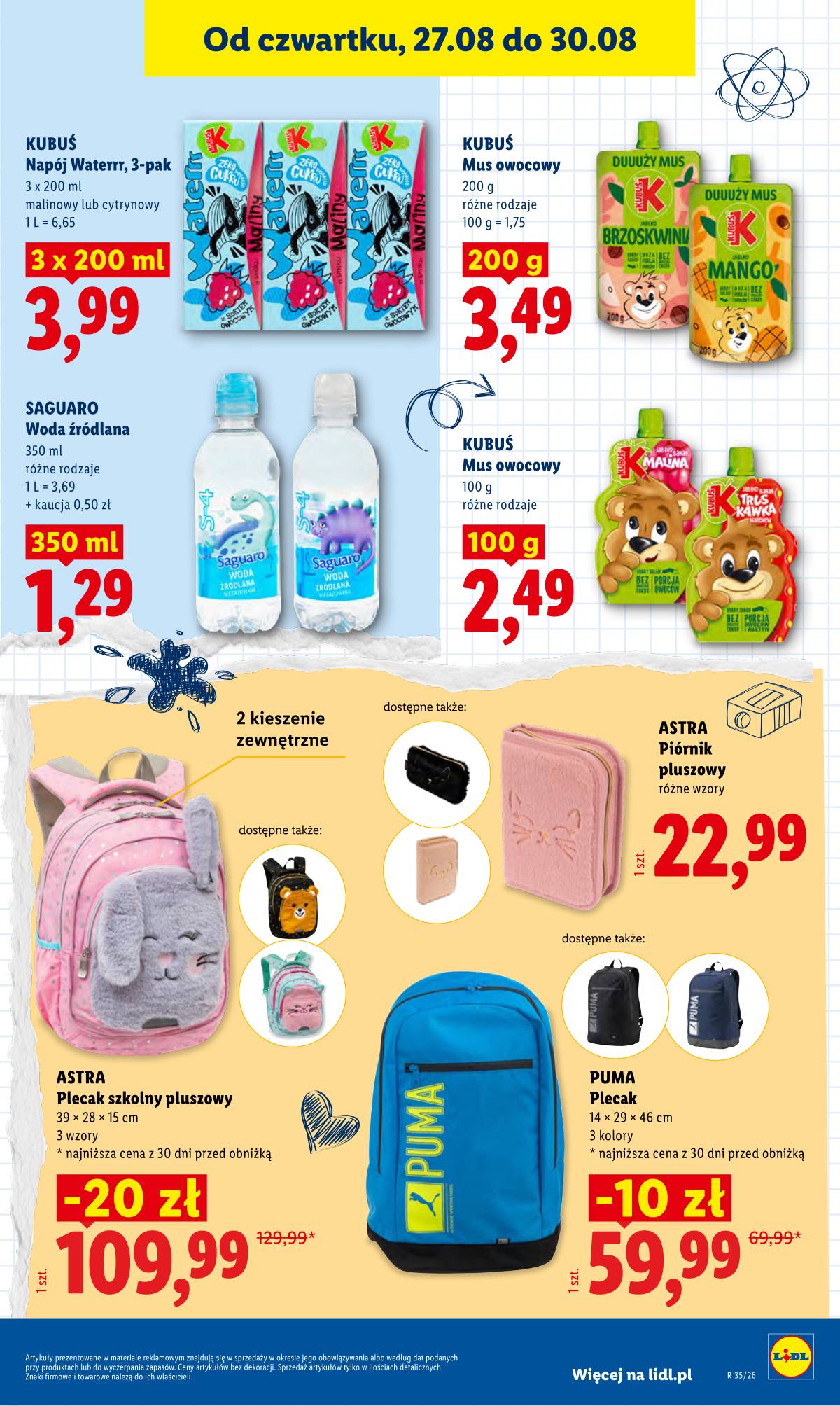 Lidl Lenkija - Gazetka ważna od 27.08 do 30.08 61 puslapis