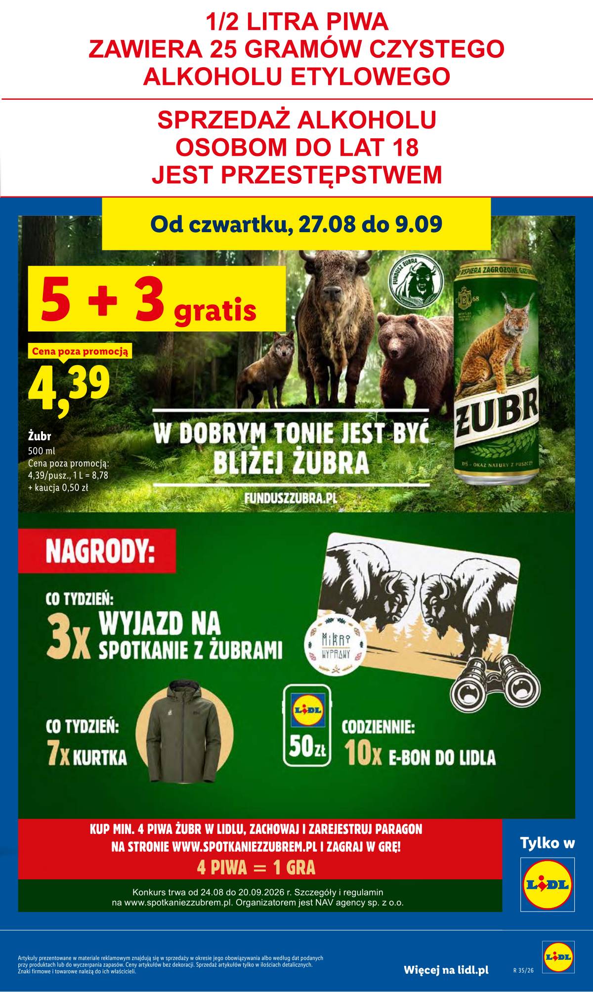 Lidl Lenkija - Gazetka ważna od 27.08 do 30.08 65 puslapis