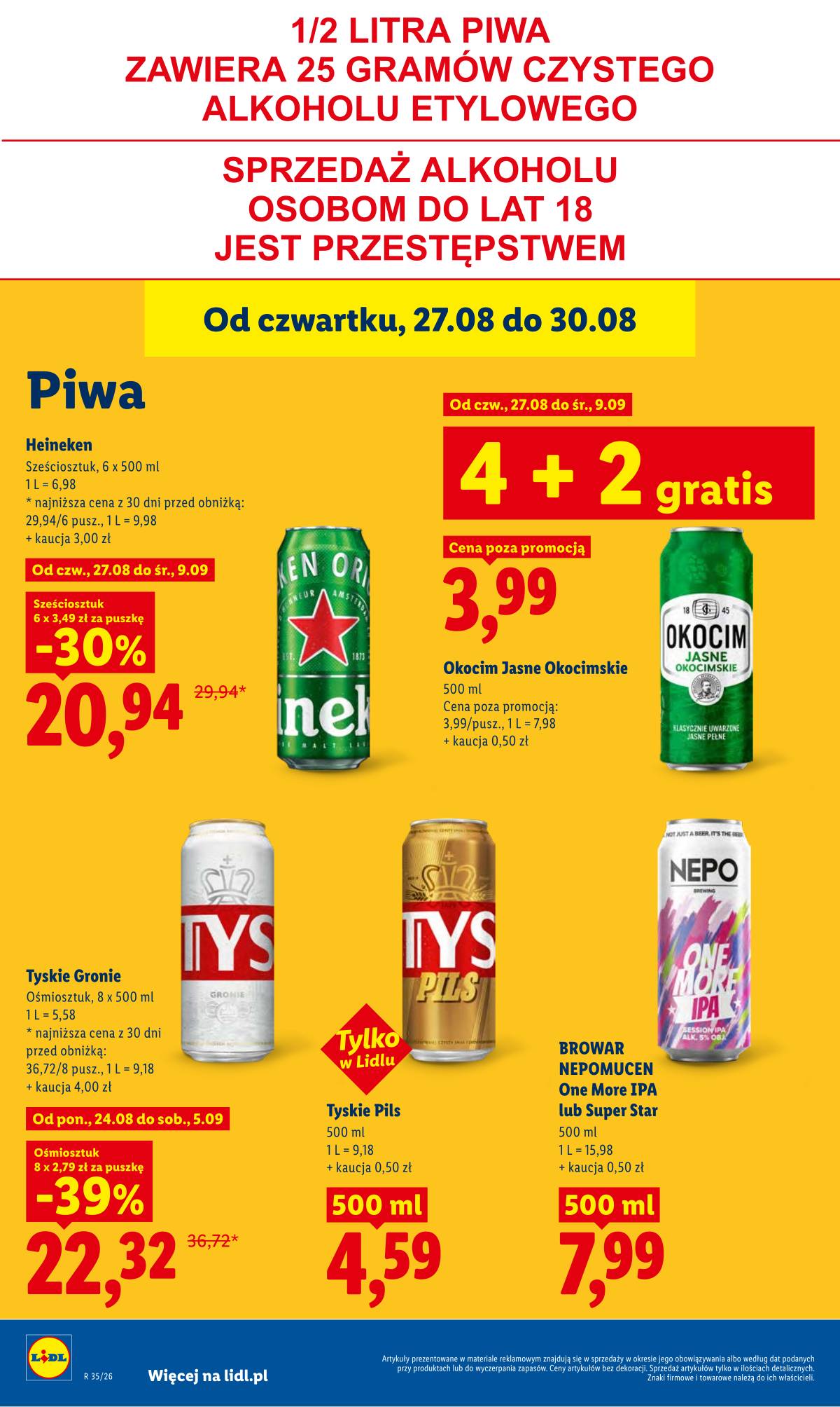 Lidl Lenkija - Gazetka ważna od 27.08 do 30.08 66 puslapis