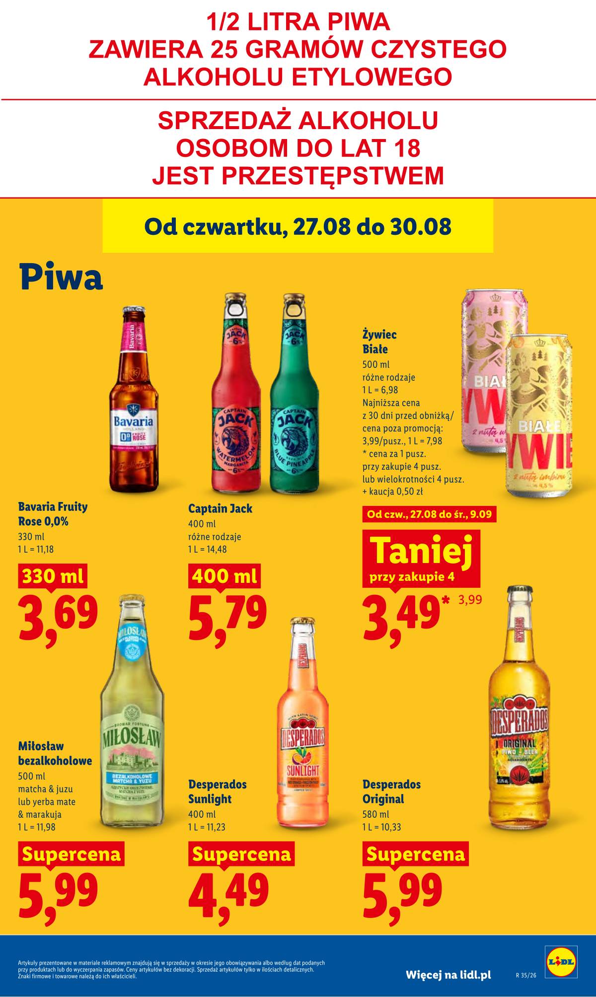 Lidl Lenkija - Gazetka ważna od 27.08 do 30.08 67 puslapis
