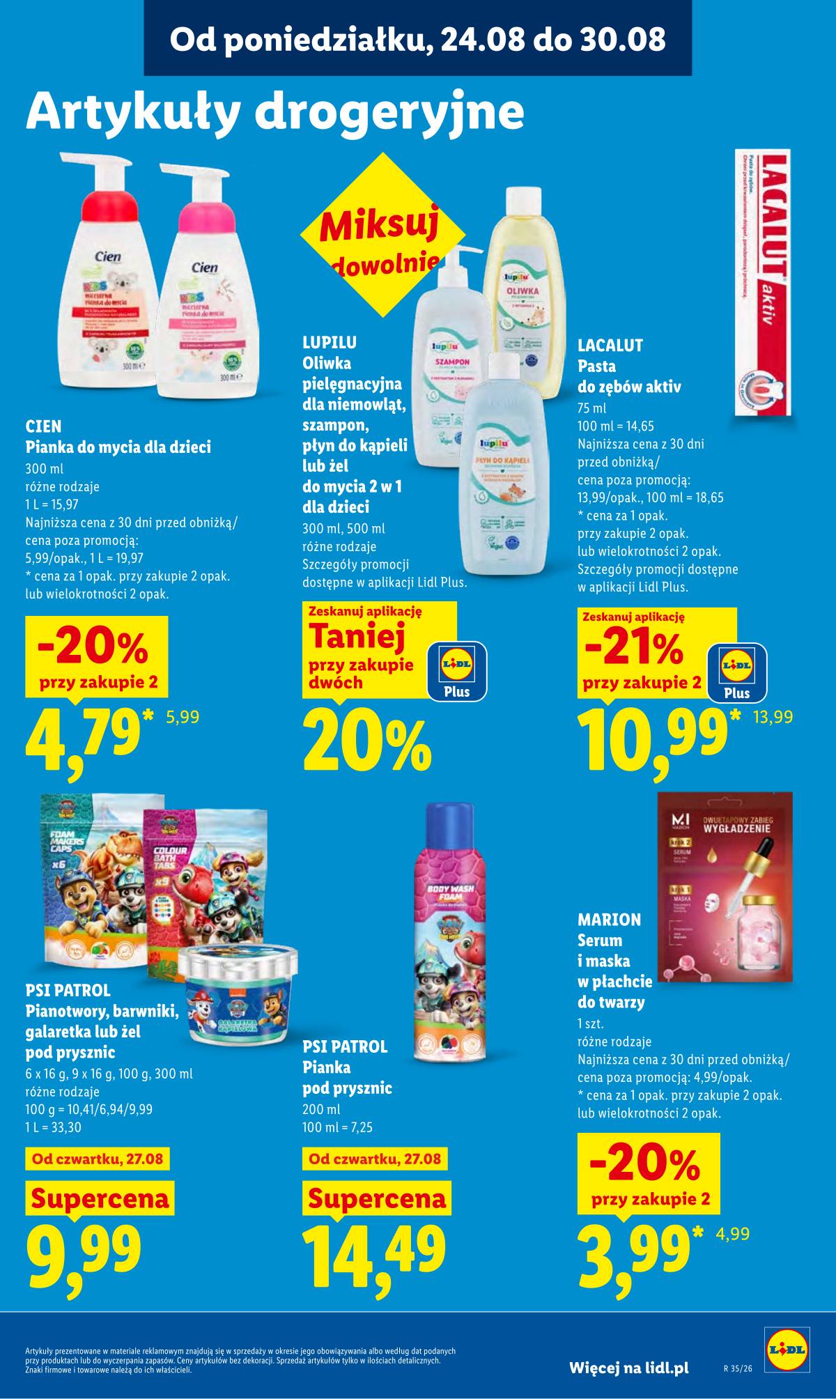 Lidl Lenkija - Gazetka ważna od 27.08 do 30.08 81 puslapis