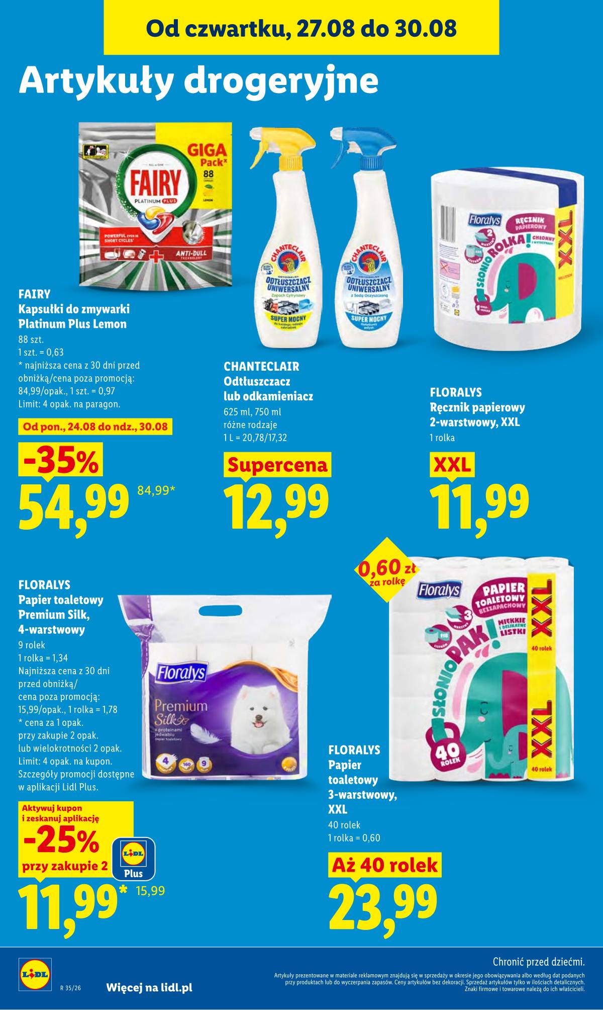 Lidl Lenkija - Gazetka ważna od 27.08 do 30.08 84 puslapis