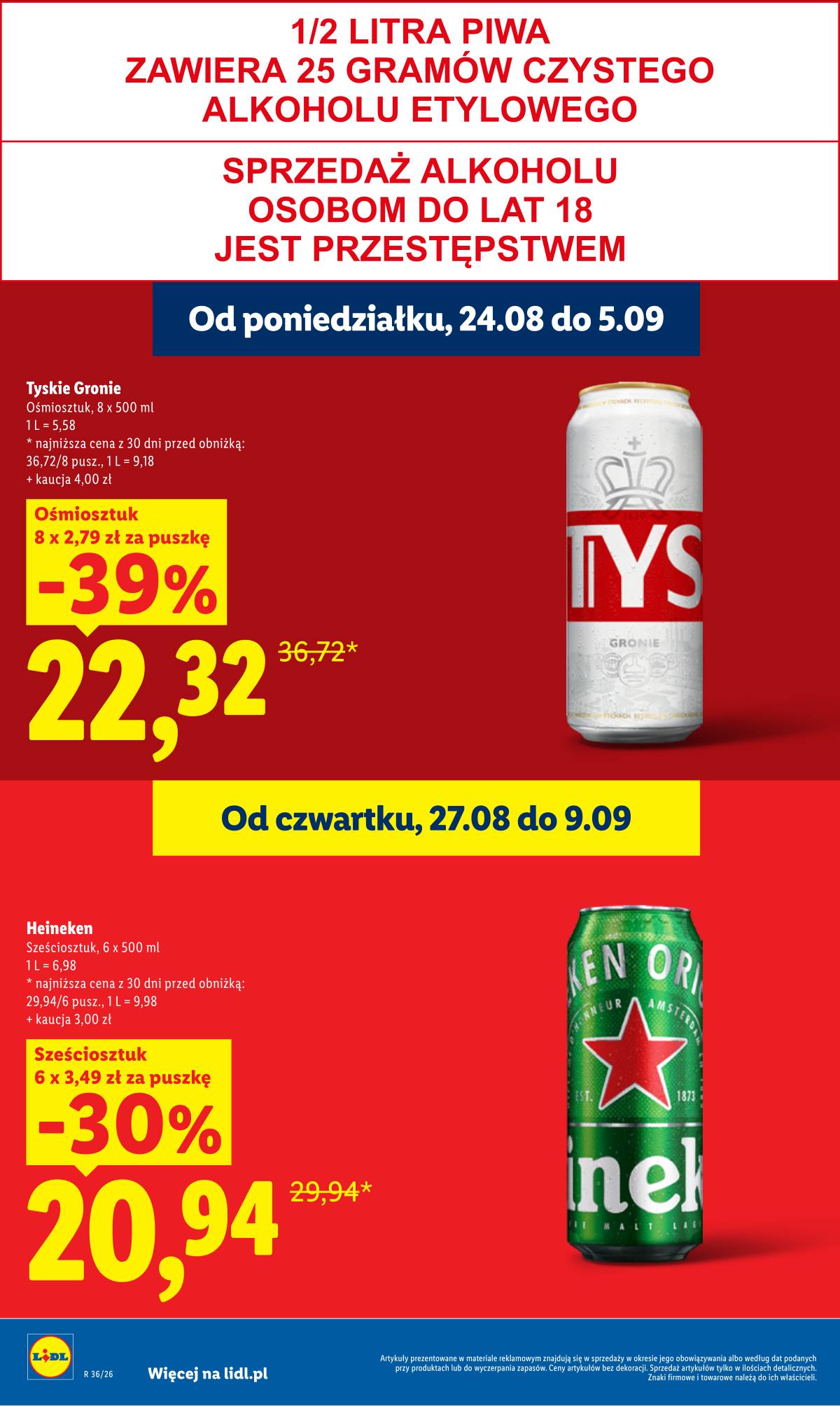 Lidl Lenkija - Gazetka ważna od 31.08 do 2.09 22 puslapis
