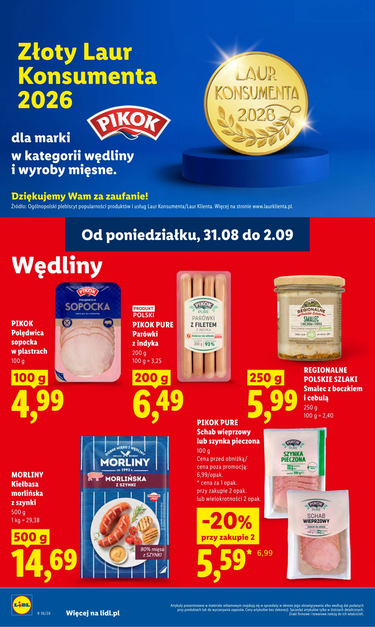 Lidl Lenkija - Gazetka ważna od 31.08 do 2.09 54 puslapis