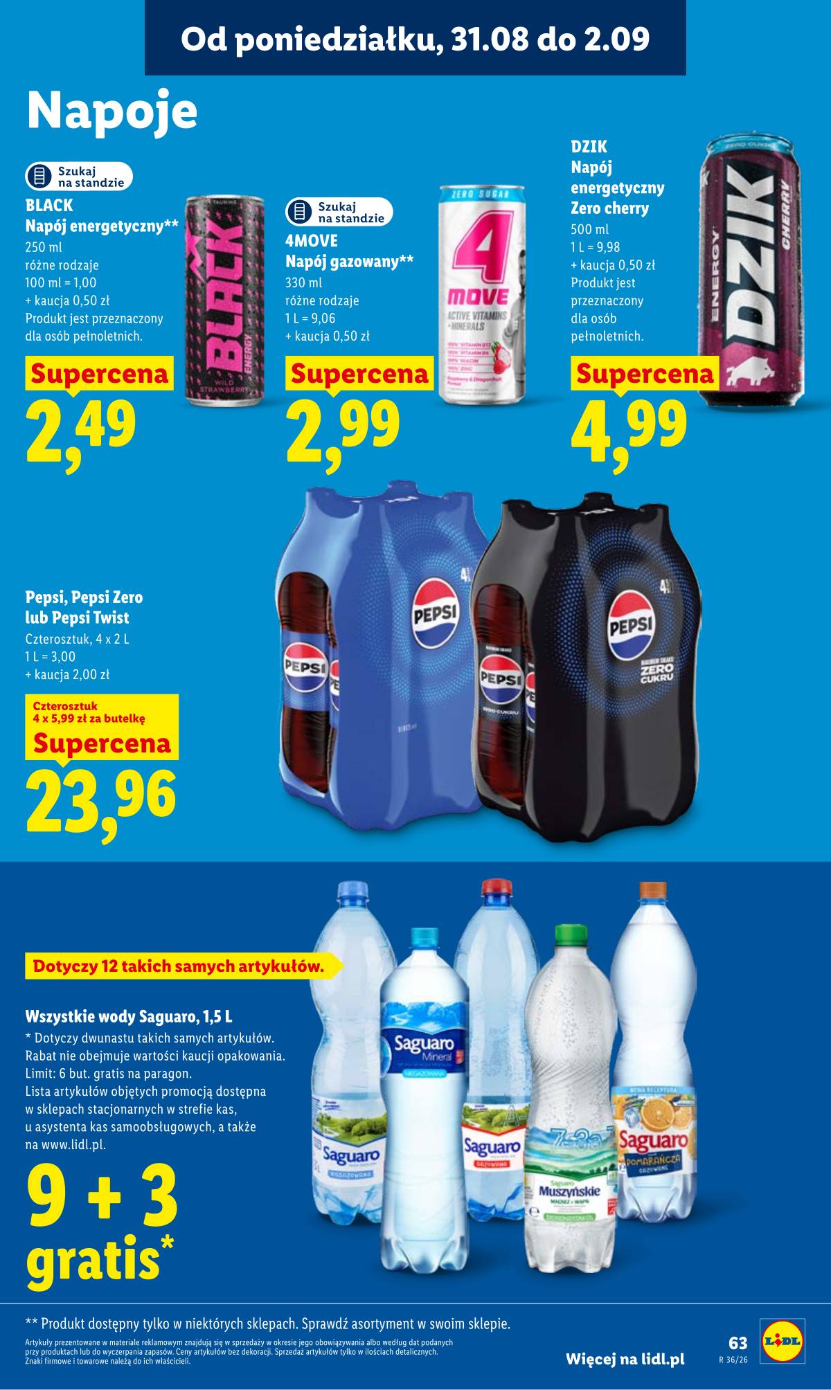 Lidl Lenkija - Gazetka ważna od 31.08 do 2.09 63 puslapis