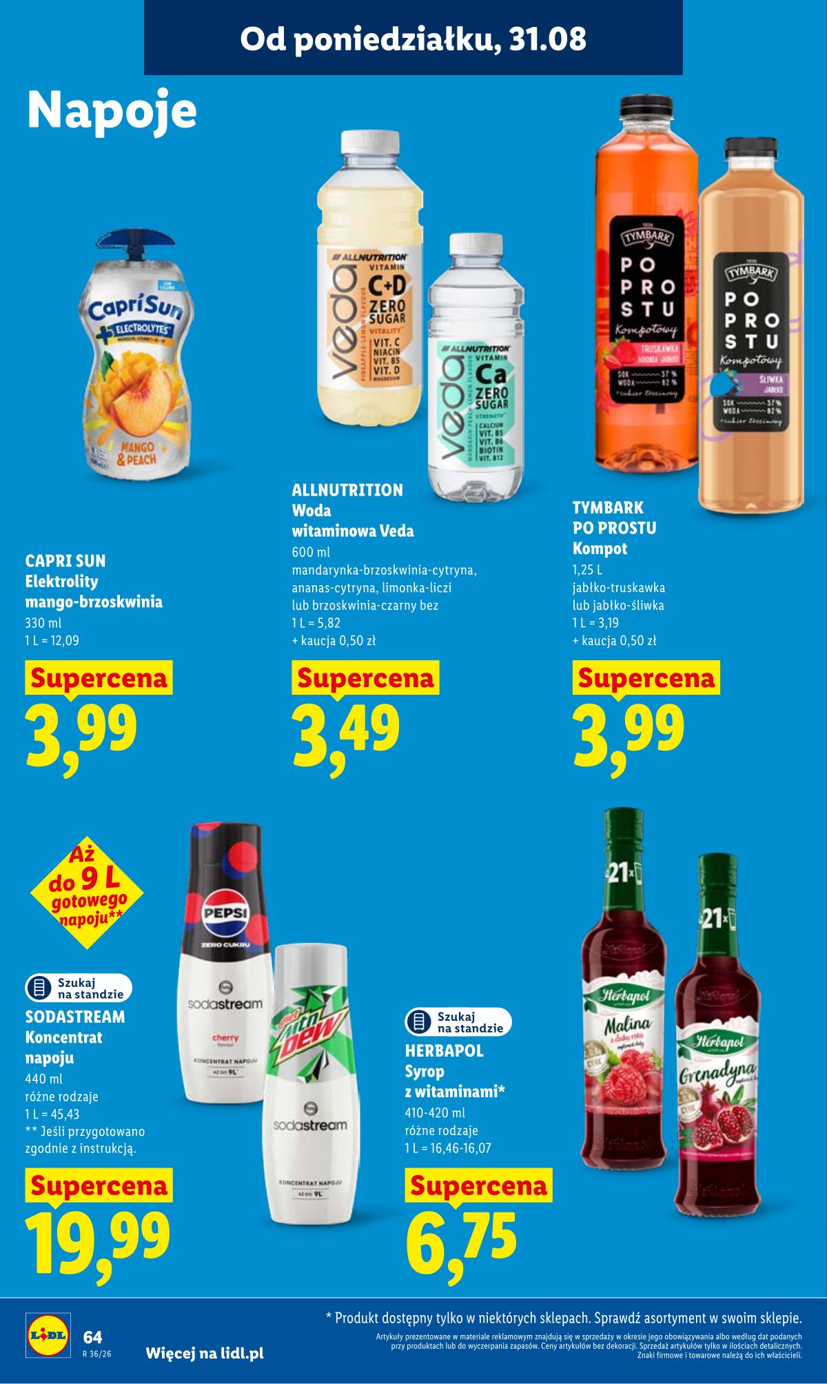 Lidl Lenkija - Gazetka ważna od 31.08 do 2.09 64 puslapis