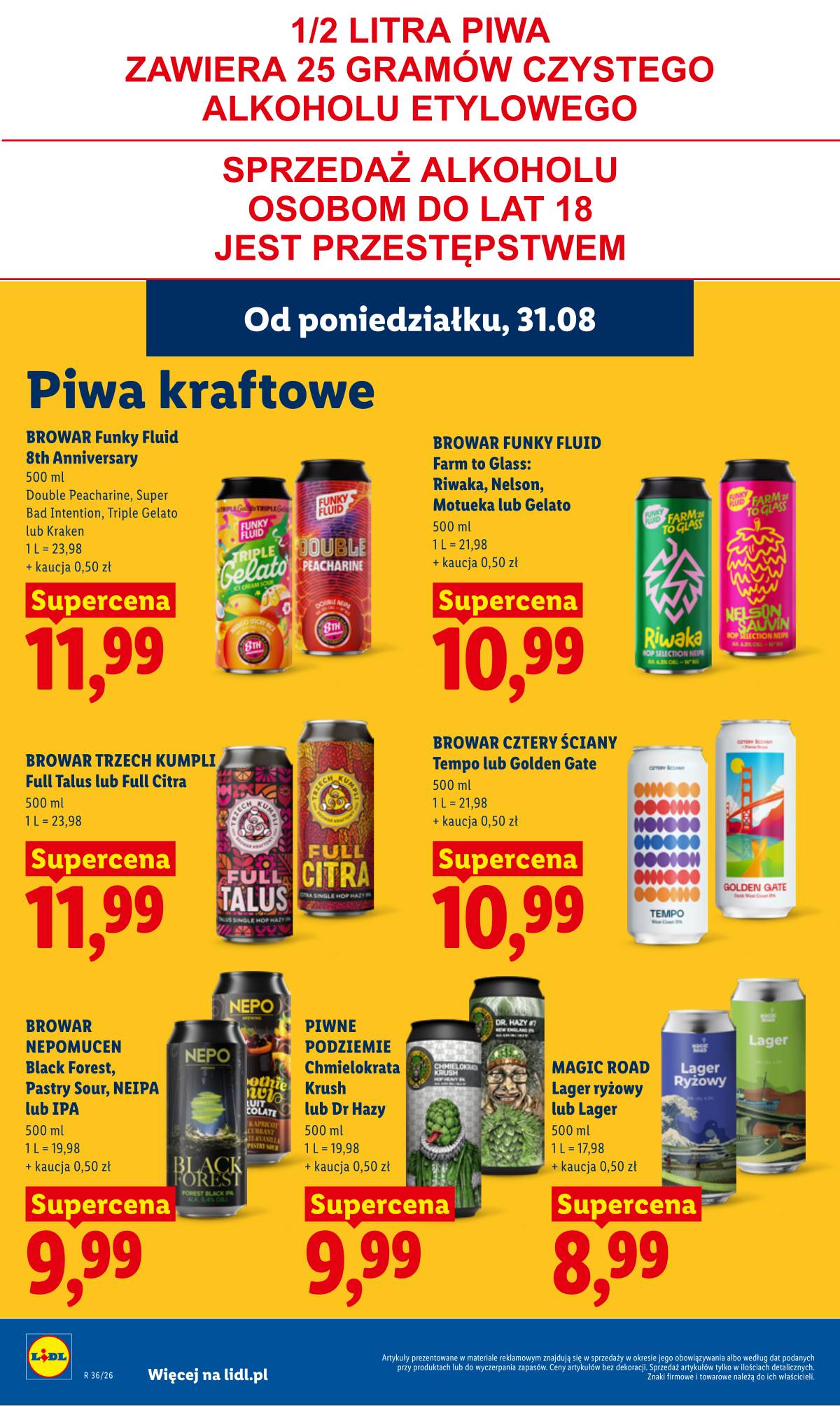 Lidl Lenkija - Gazetka ważna od 31.08 do 2.09 68 puslapis