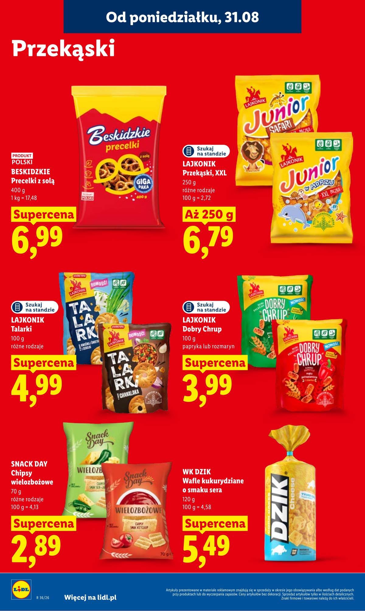 Lidl Lenkija - Gazetka ważna od 31.08 do 2.09 72 puslapis