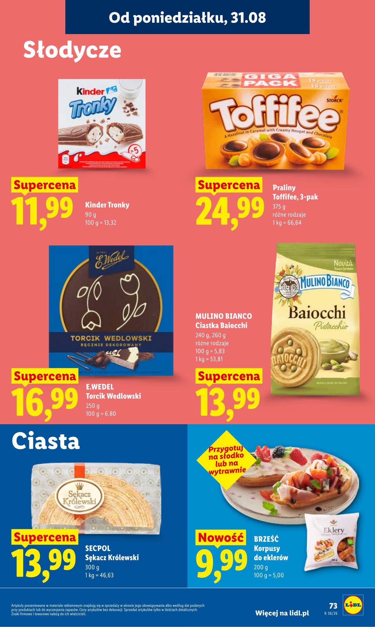 Lidl Lenkija - Gazetka ważna od 31.08 do 2.09 75 puslapis