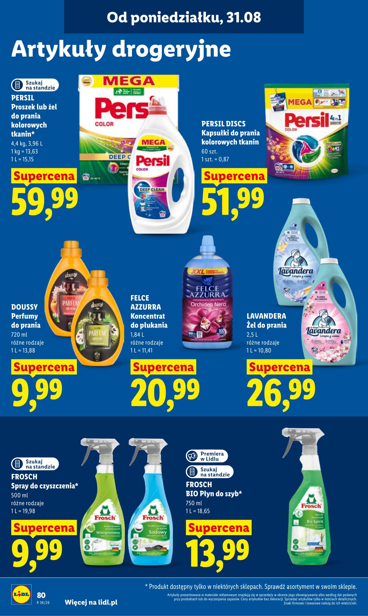 Lidl Lenkija - Gazetka ważna od 31.08 do 2.09 82 puslapis